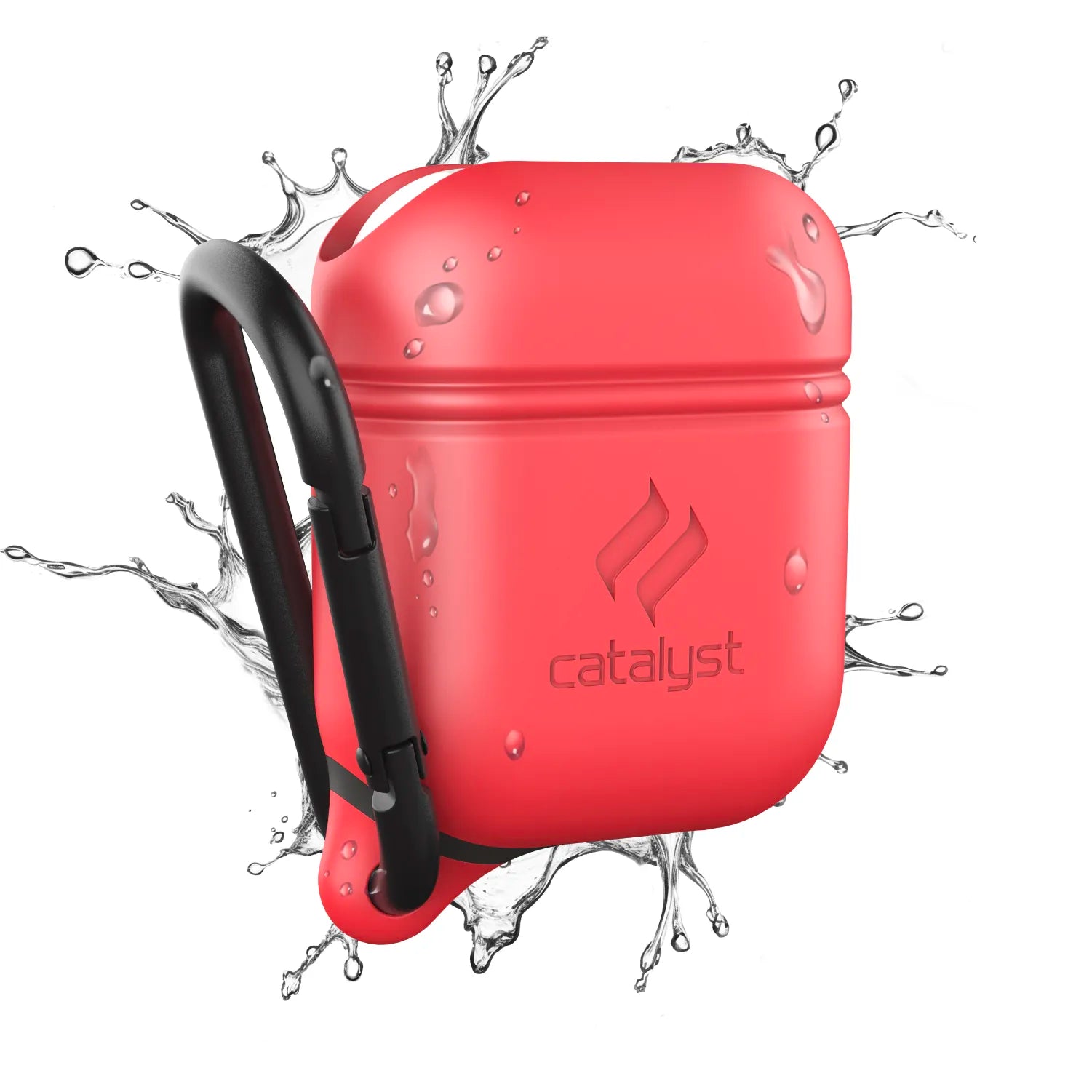 AirPods (Gen 2/1) - Waterproof Case + Carabiner