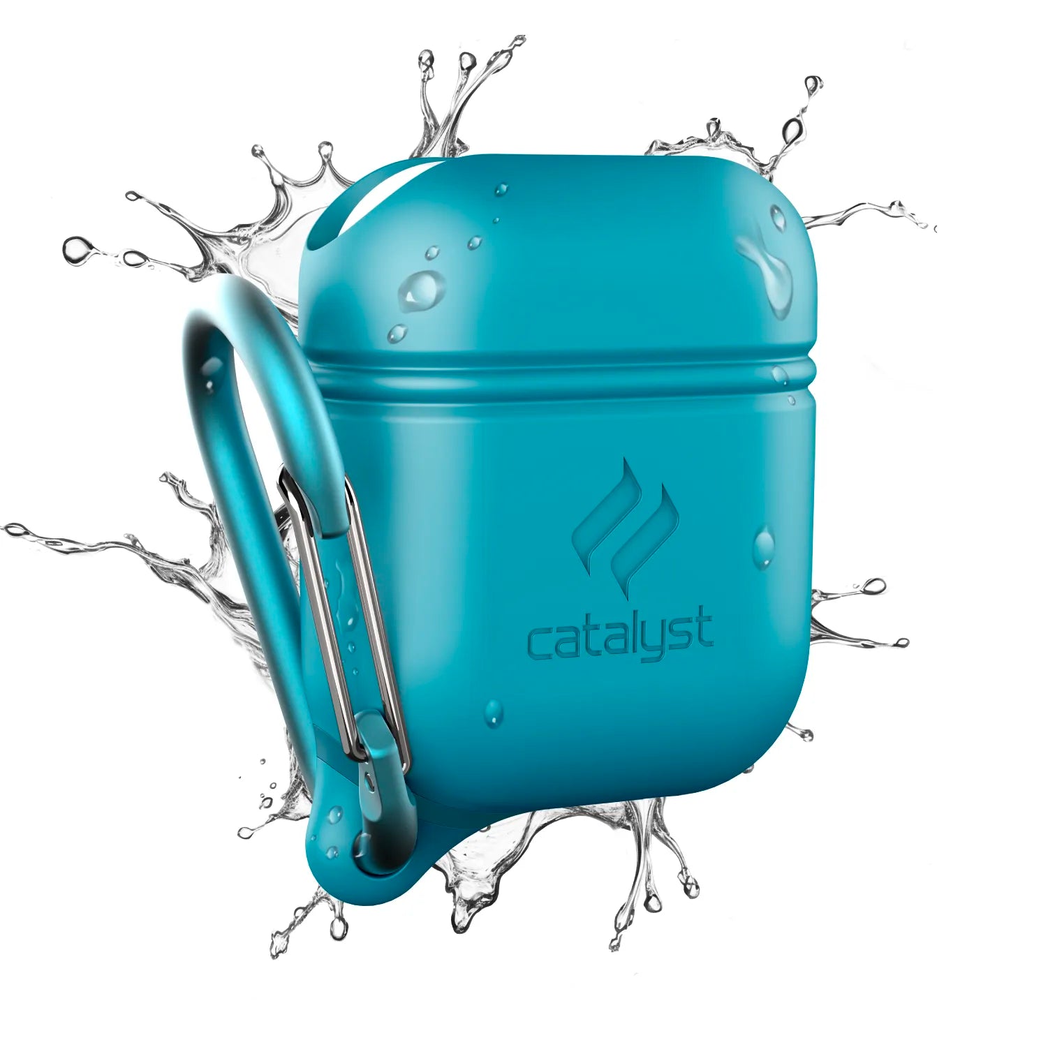 AirPods (Gen 2/1) - Waterproof Case + Carabiner