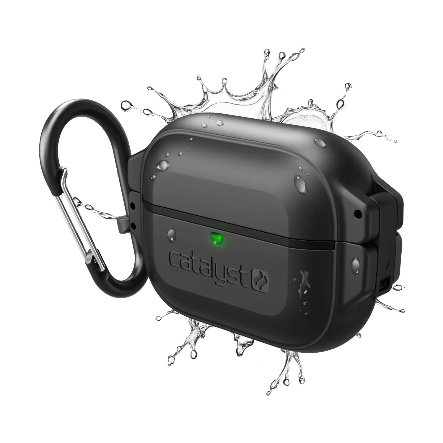 AirPods Pro (Gen 2/1) - 100M Waterproof Total Protection Case + Carabiner