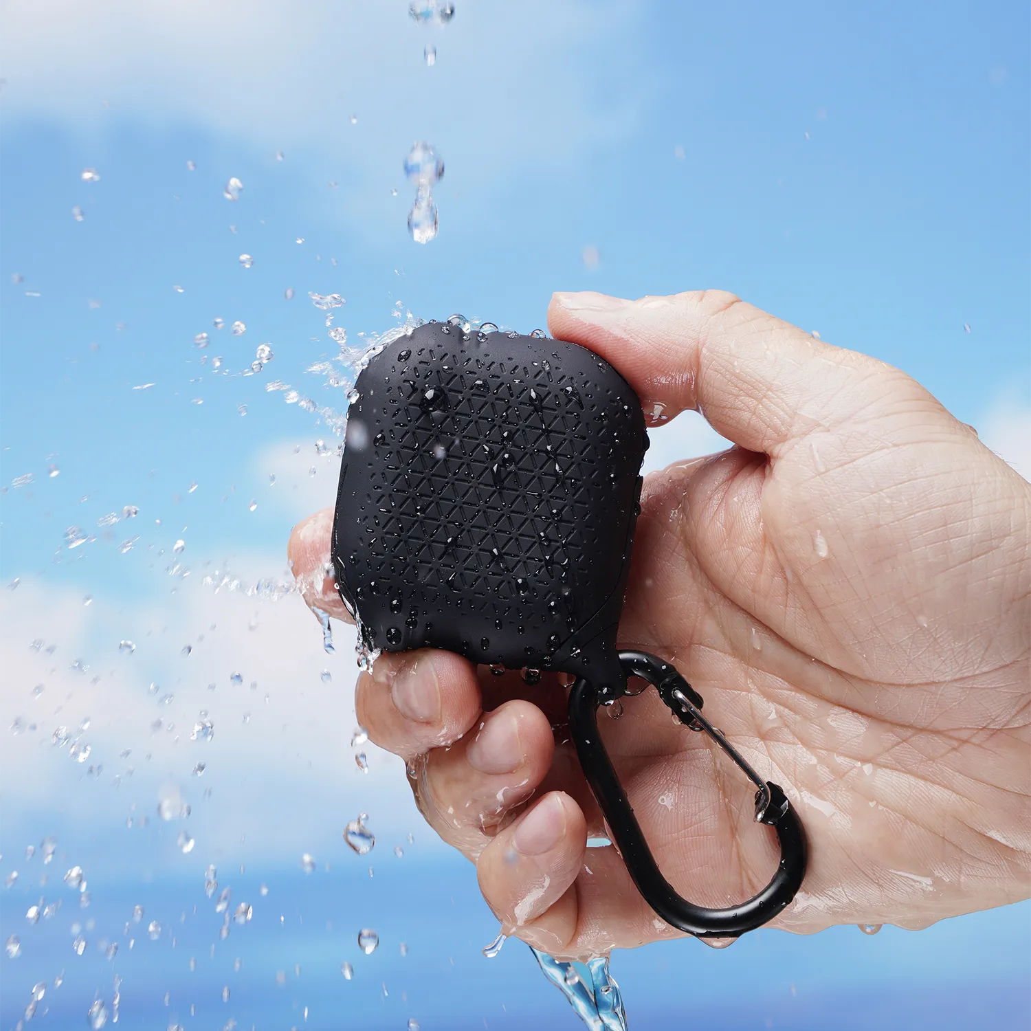 AirPods (Gen 3) - Waterproof Case + Carabiner