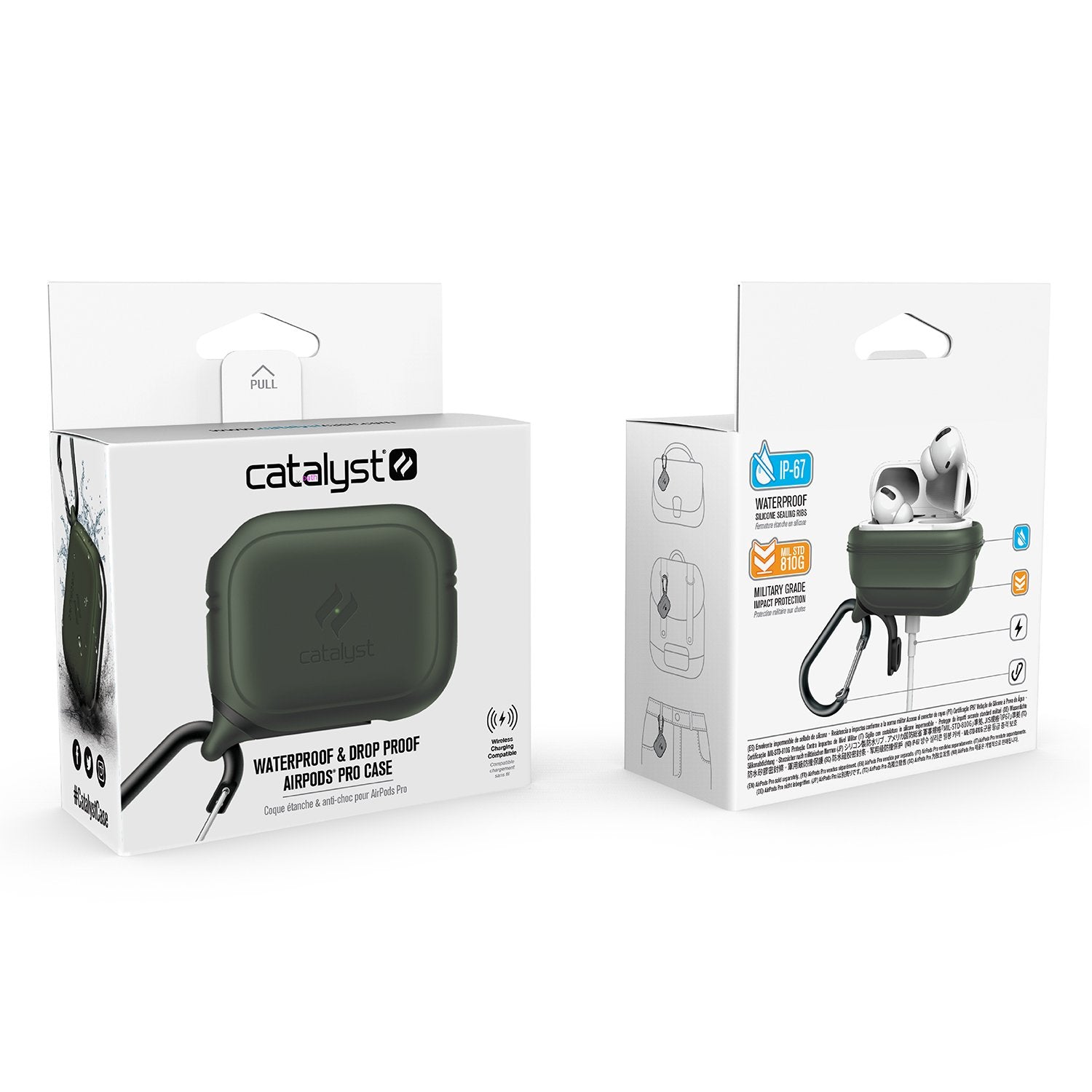 CATAPDPROGRN | Waterproof Case for AirPods Pro