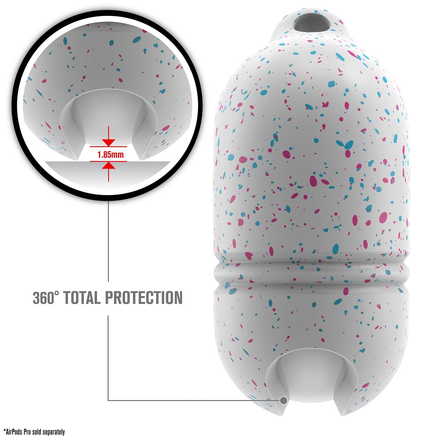 CATAPLAPDPROFUN | Waterproof Case for AirPods Pro - Special Edition