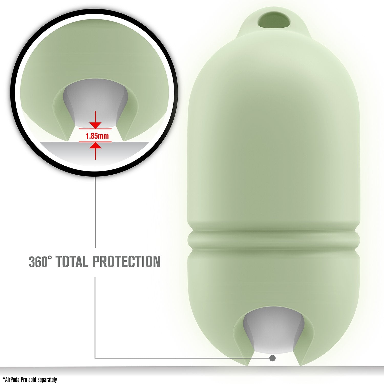 CATAPLAPDPROGITD | Waterproof Case for AirPods Pro - Special Edition