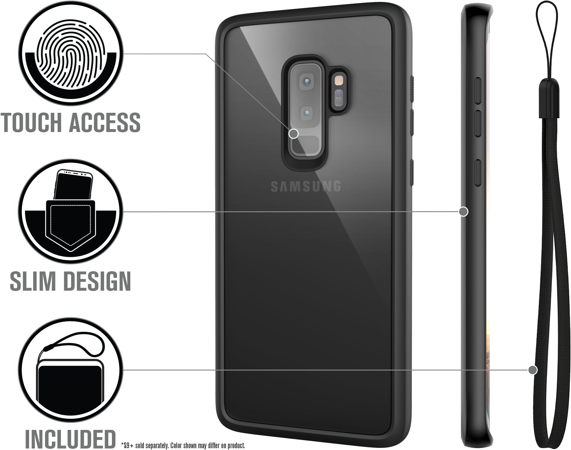 CATDROPGS9+BLK | Impact Protection Case for Samsung Galaxy S9 Plus