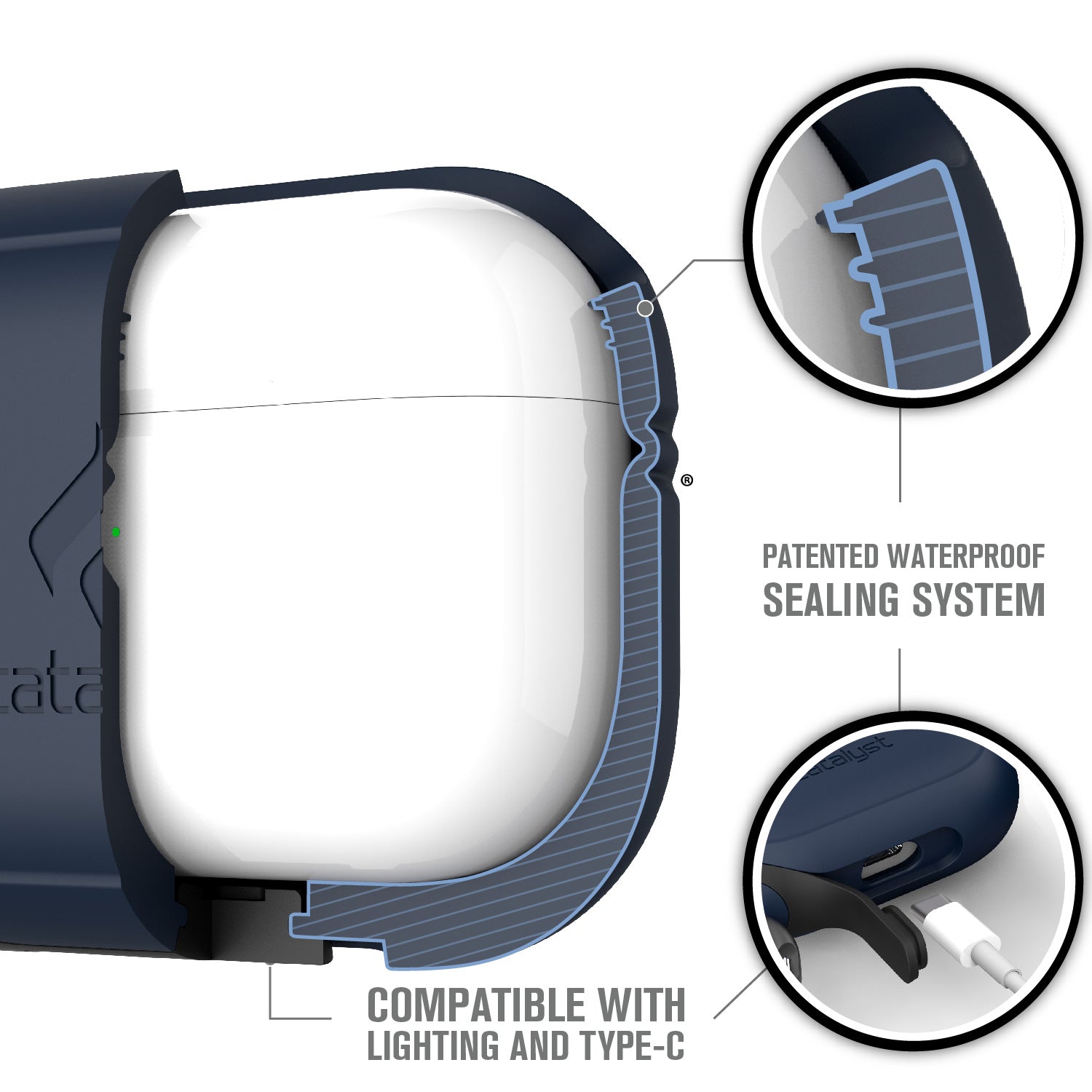 CATAPDPRONAV | Waterproof Case for AirPods Pro