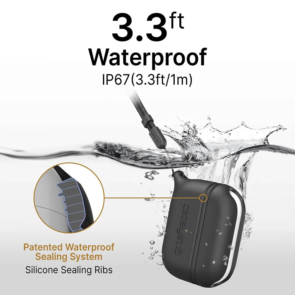 AirPods Pro (Gen 2/1) - Waterproof Case + Lanyard