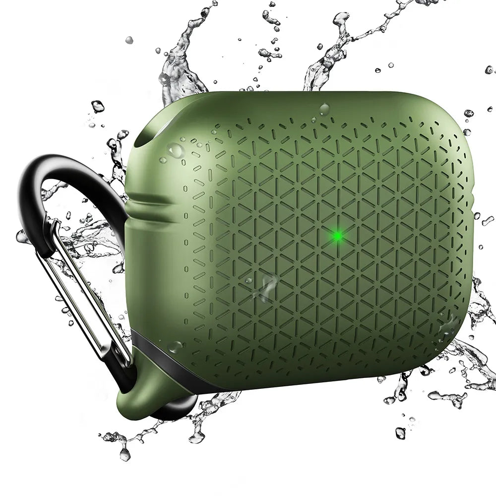 AirPods Pro (Gen 2/1) - Waterproof Case + Carabiner