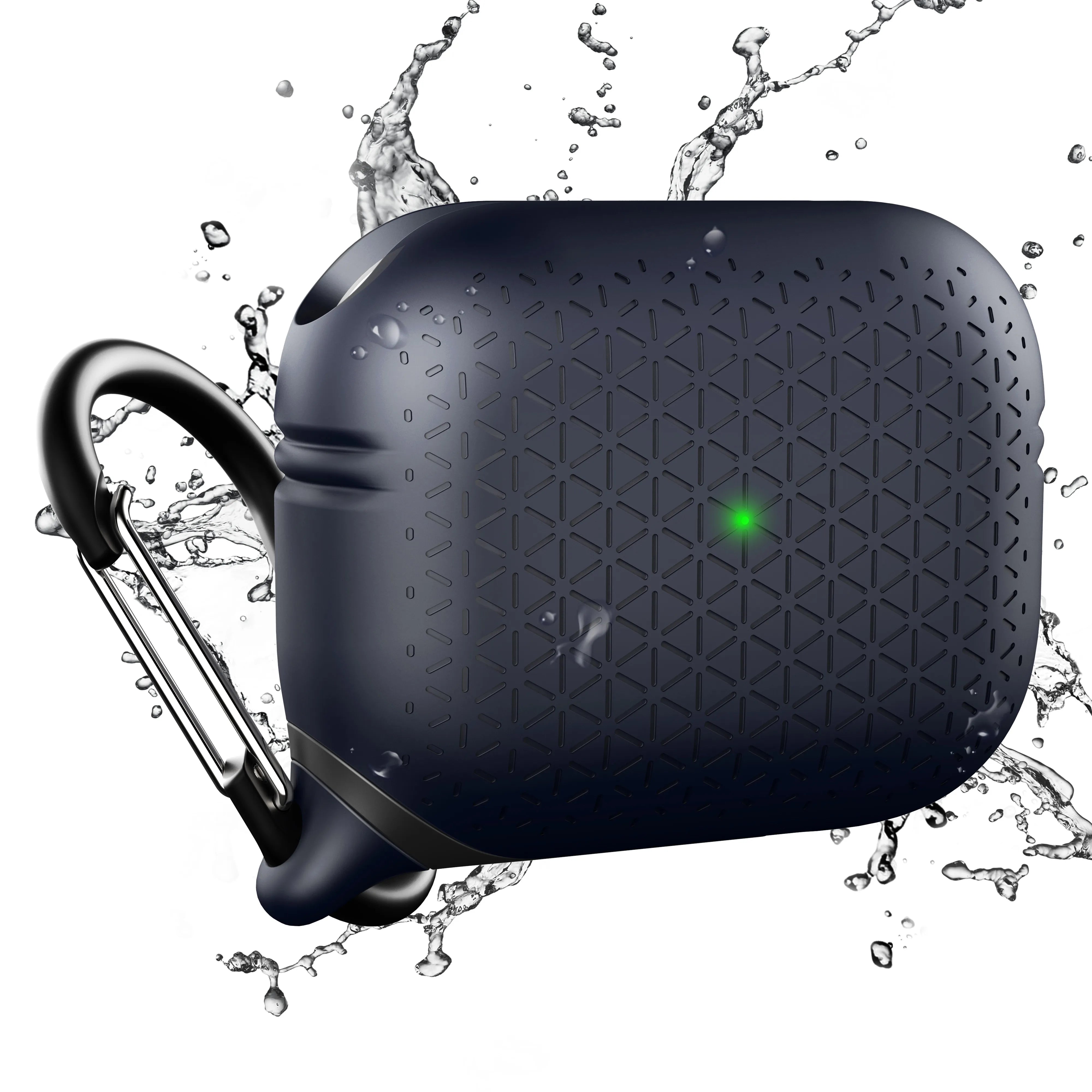 AirPods Pro (Gen 2/1) - Waterproof Case + Carabiner