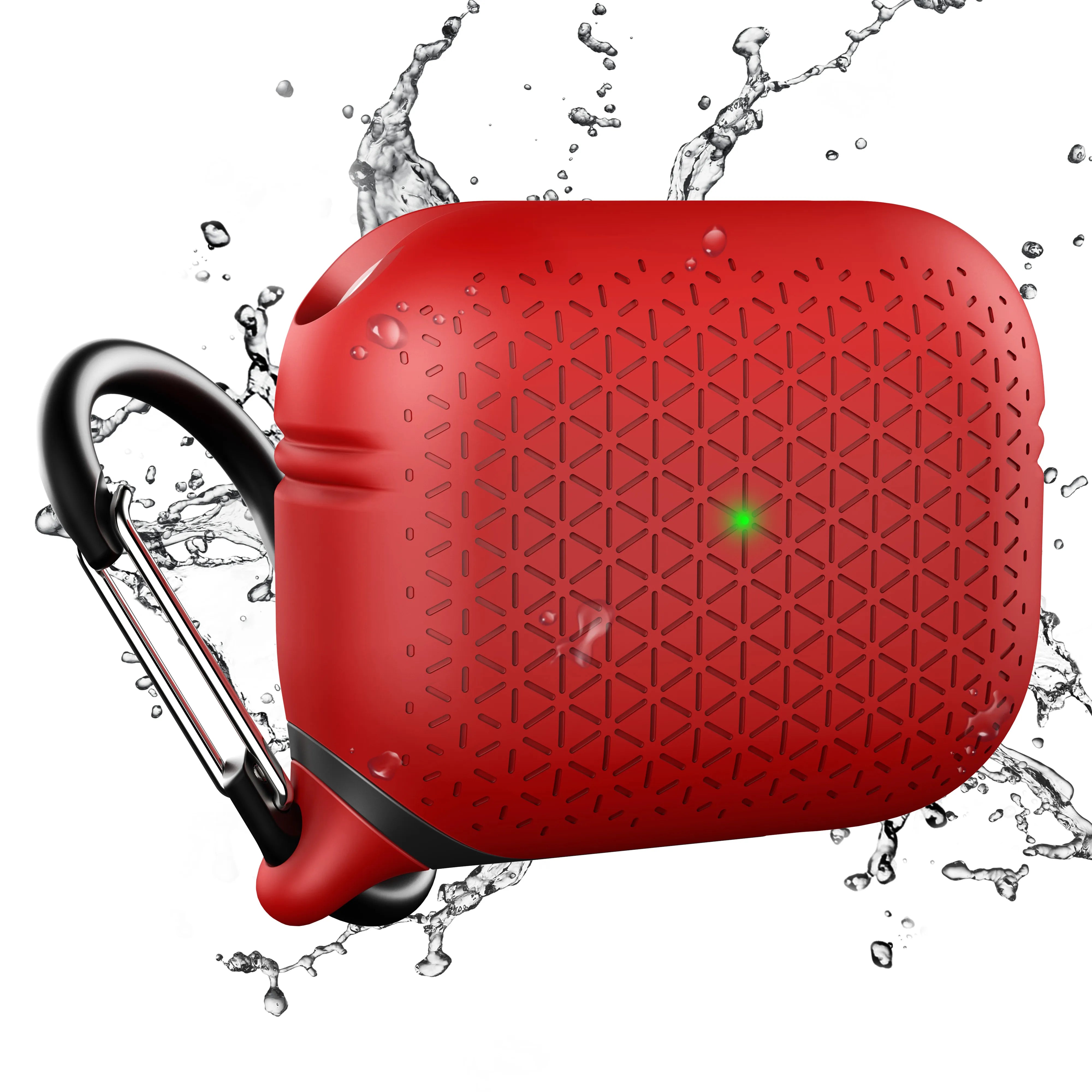AirPods Pro (Gen 2/1) - Waterproof Case + Carabiner