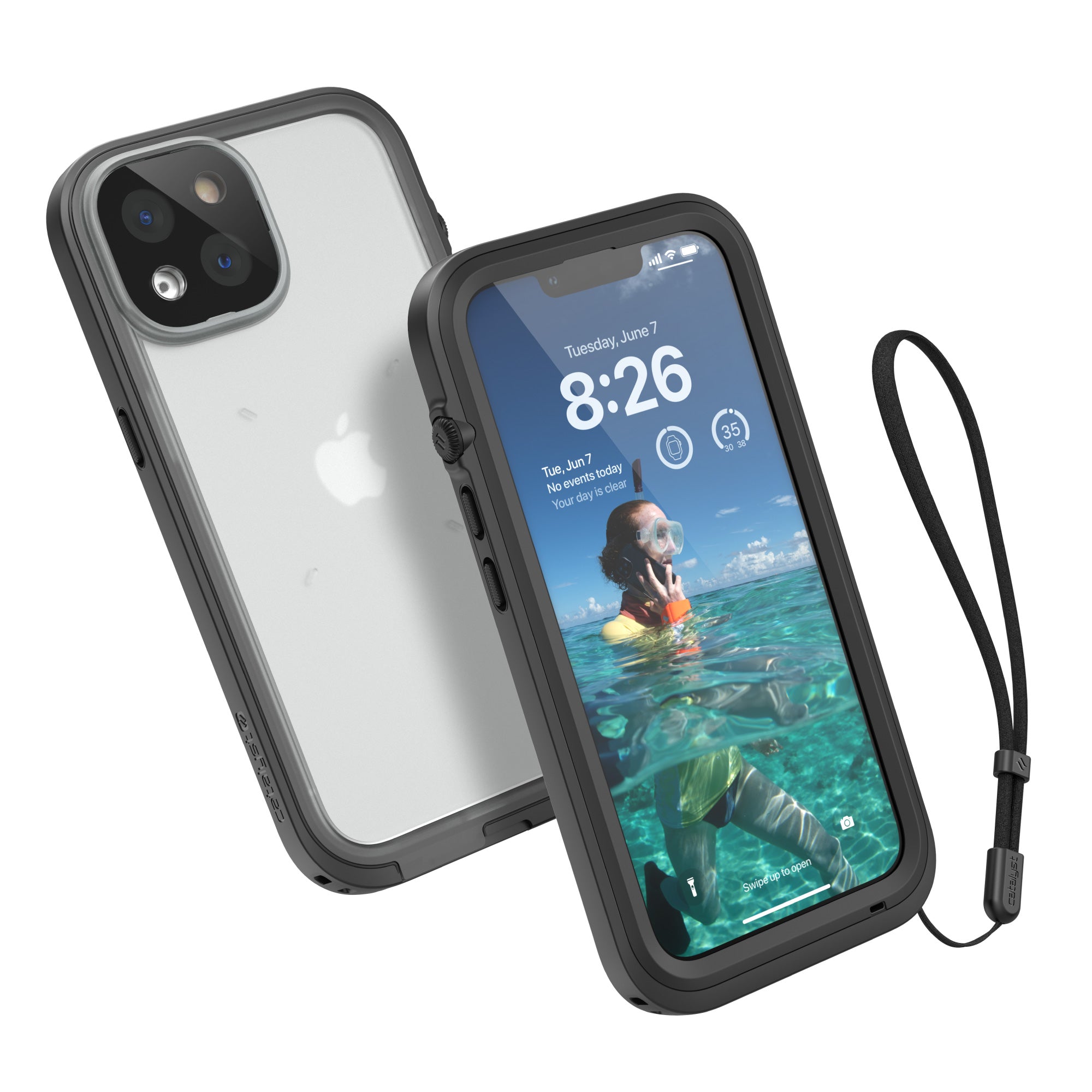 CATIPHO14BLKM-FBA | Catalyst iPhone14 Waterproof Case Total Protection Hero Image