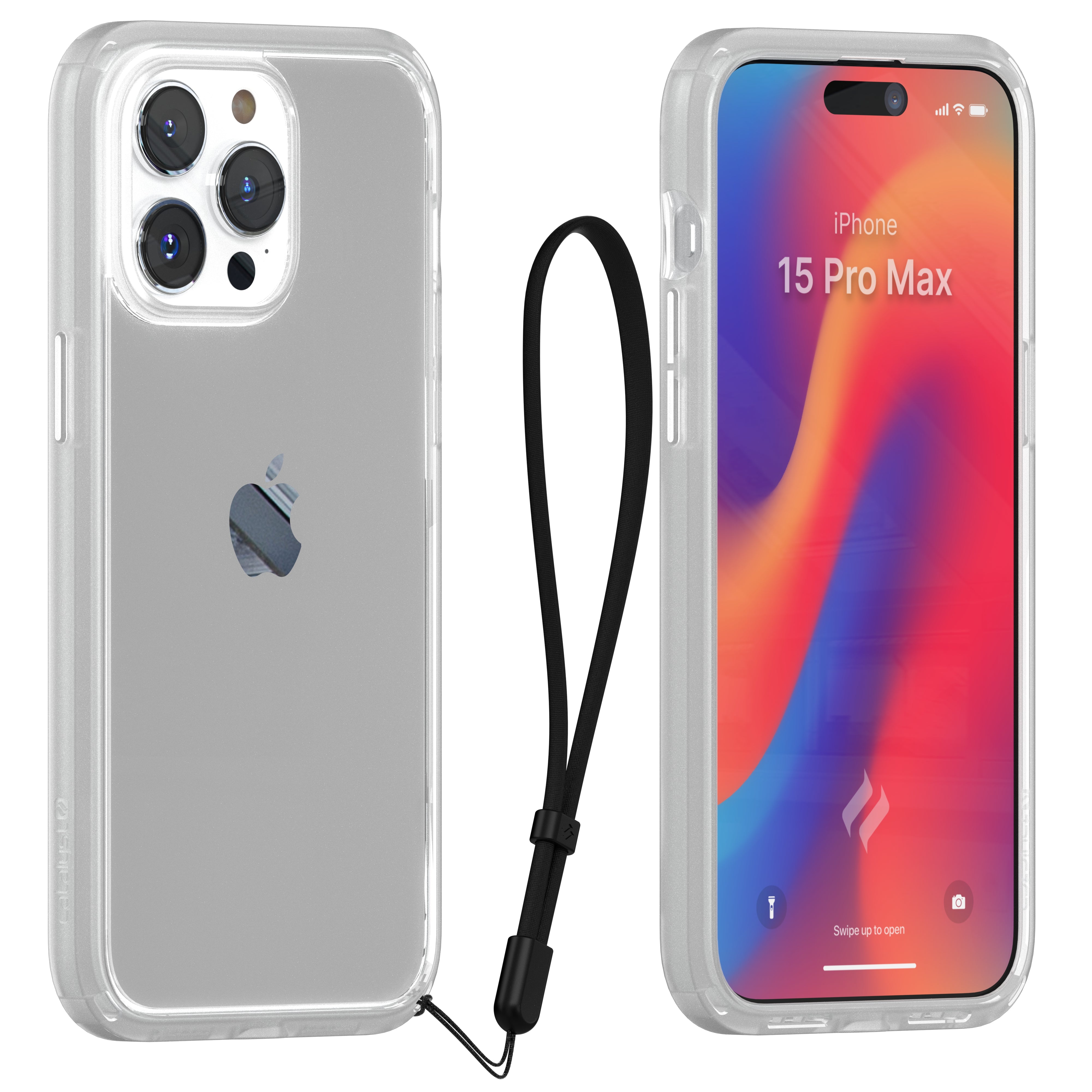 CATDRPH15CLRLP-FBA | iPhone 15 Pro Max in Catalyst Case Influence Case