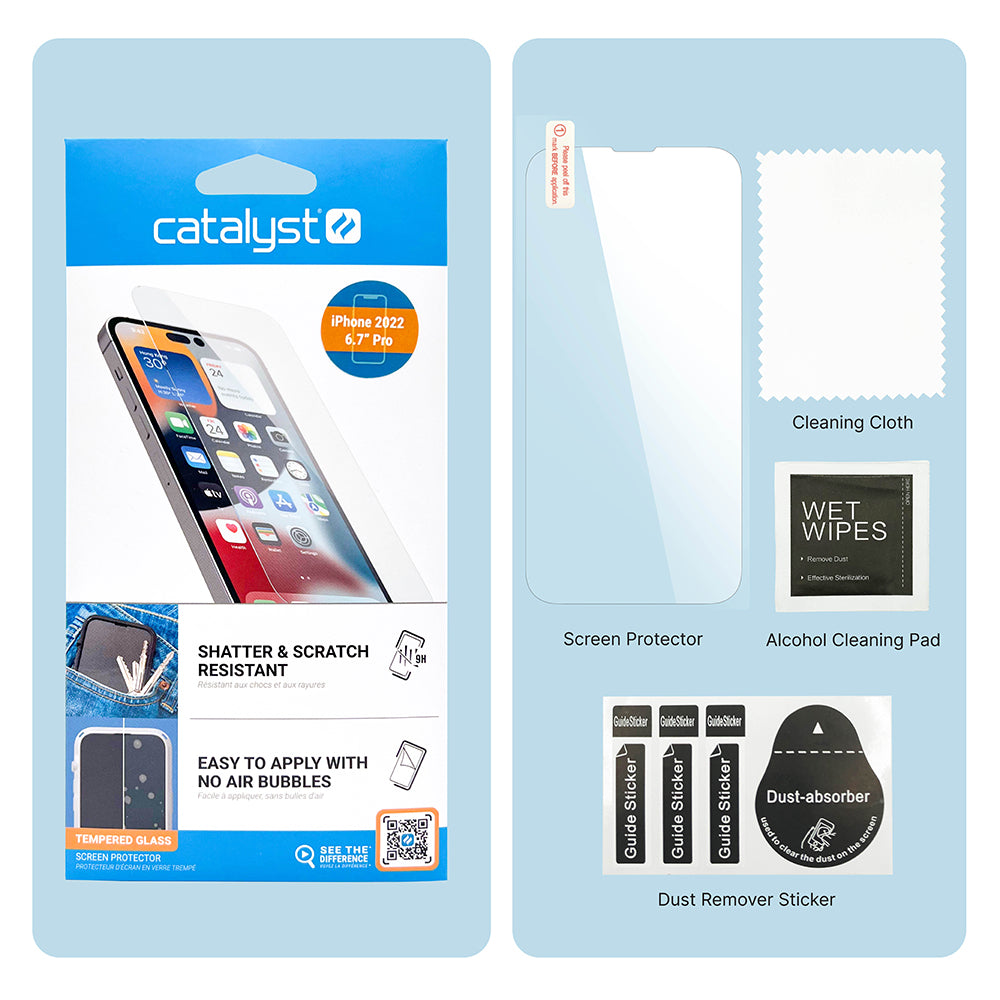 iPhone 14 Pro Max - Tempered Glass Screen Protector