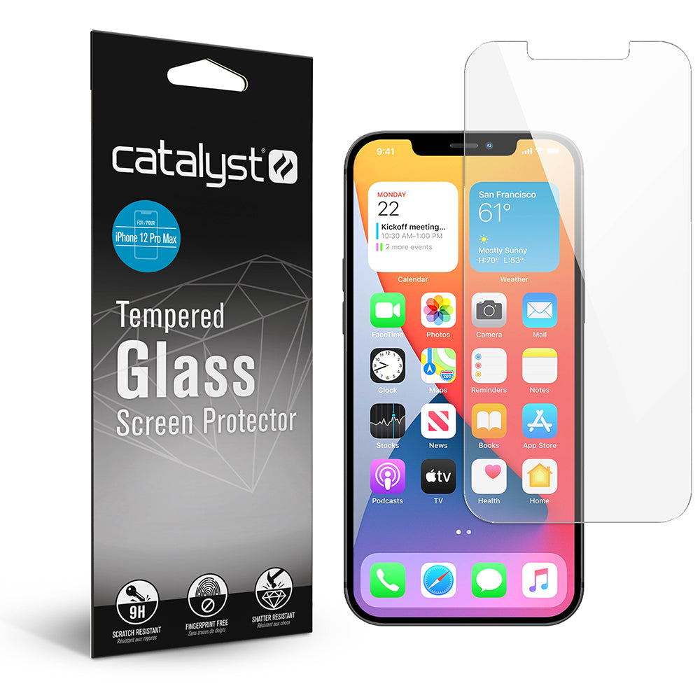 iPhone 12 Pro Max - Tempered Glass Screen Protector-CA