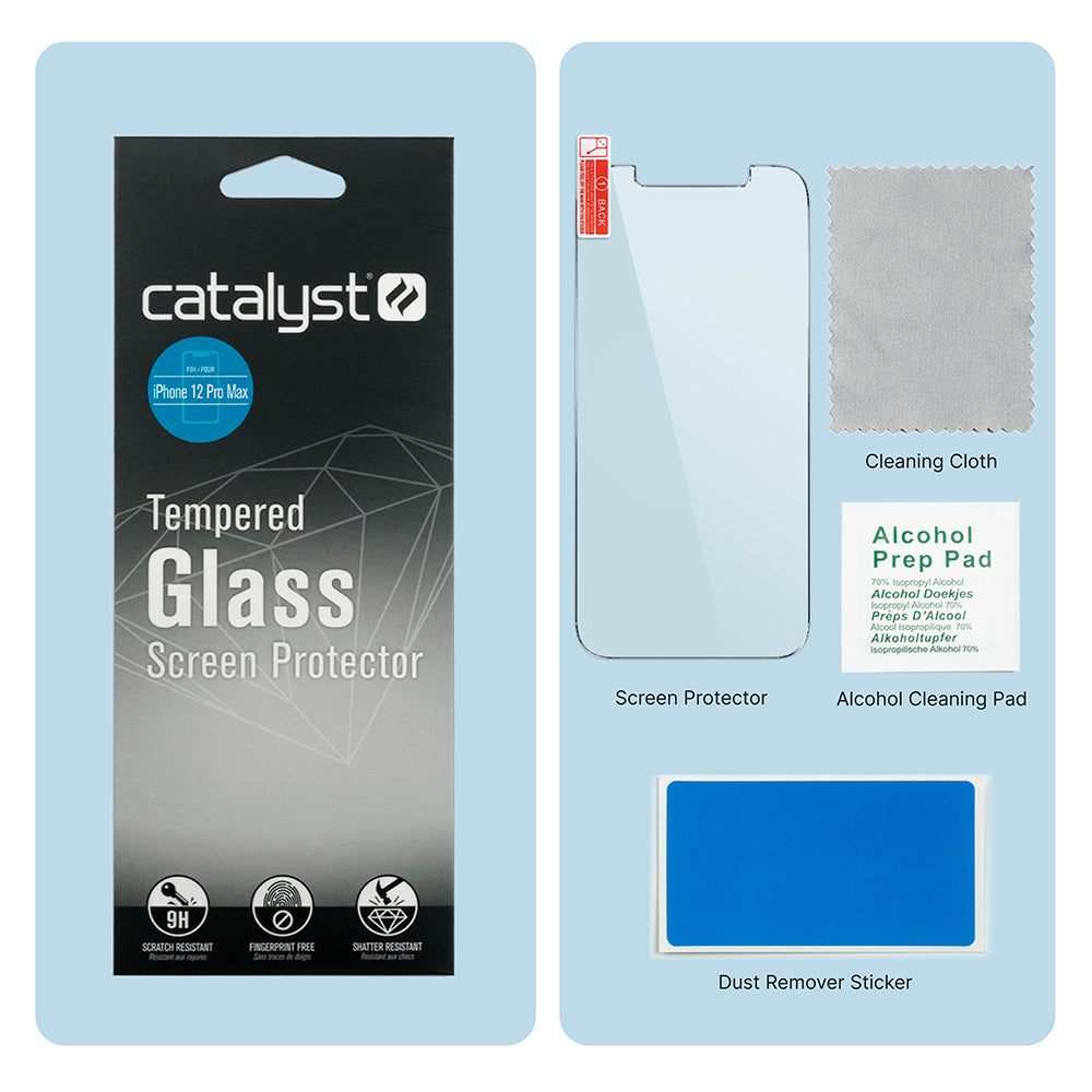 iPhone 12 Pro Max - Tempered Glass Screen Protector-UK
