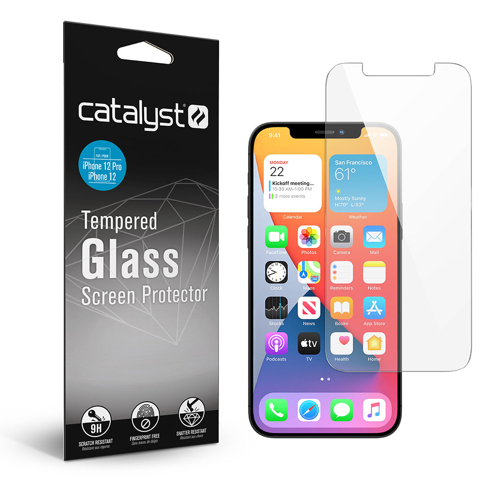 iPhone 12/12 Pro - Tempered Glass Screen Protector-UK