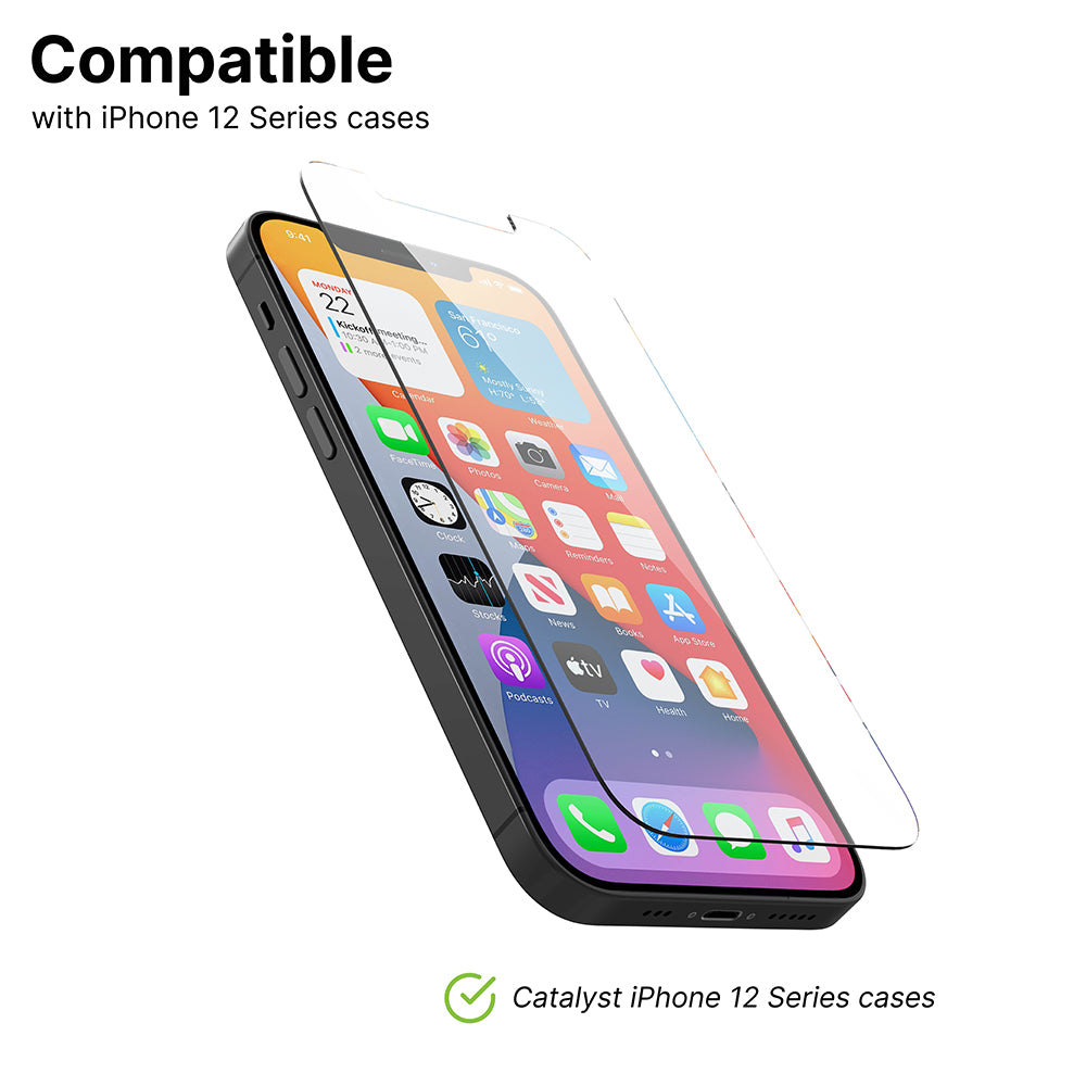 iPhone 12/12 Pro - Tempered Glass Screen Protector-UK