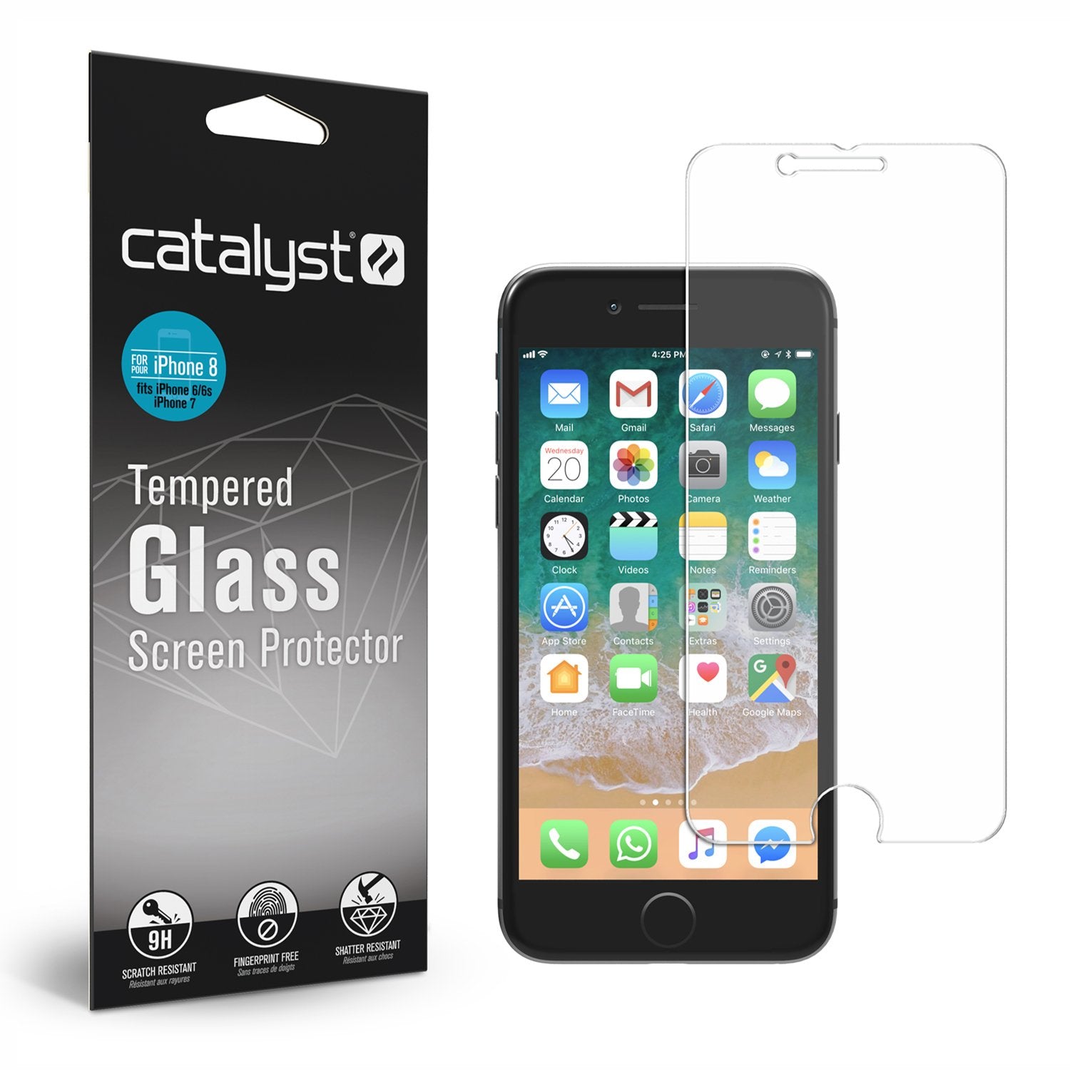 CATGLASIPHO8 | Tempered Glass Screen Protector for iPhone 8