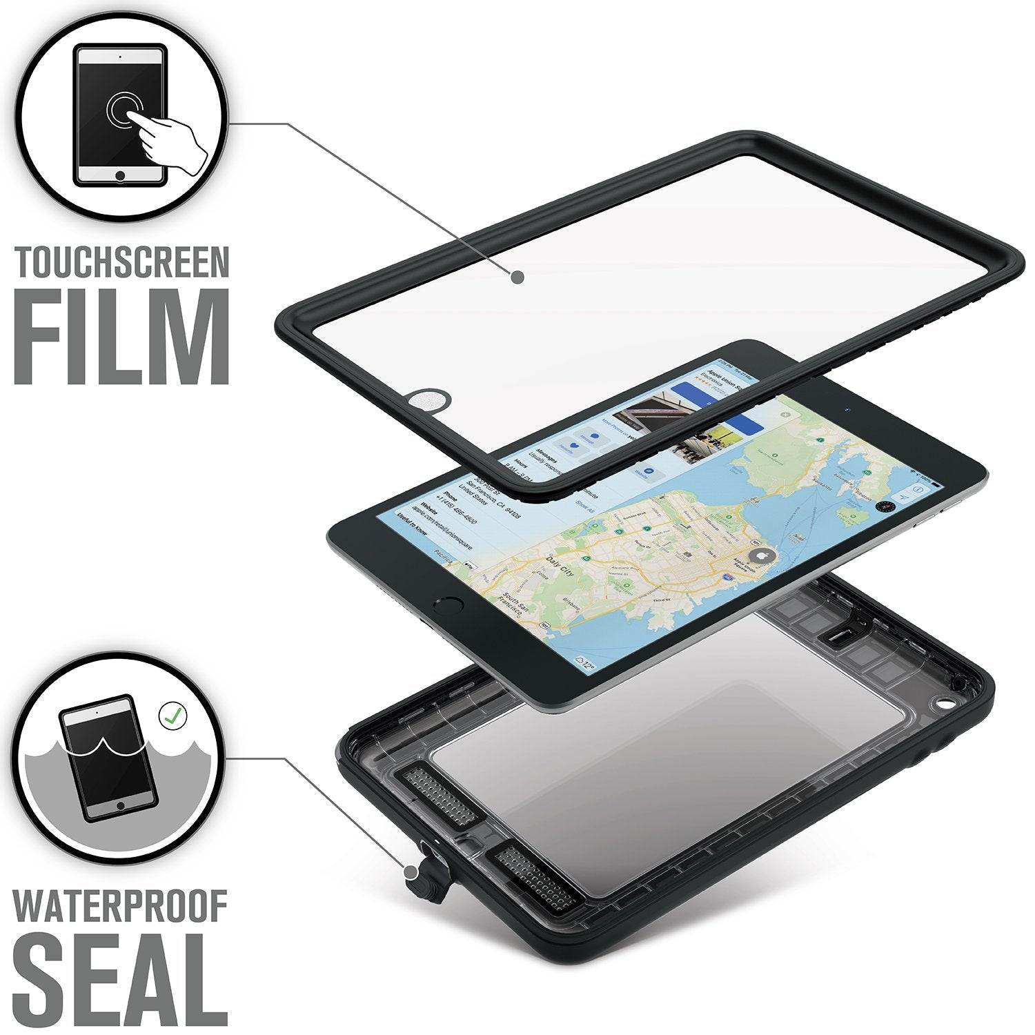 CATIPDMI5BLK | Waterproof Case for iPad mini 5