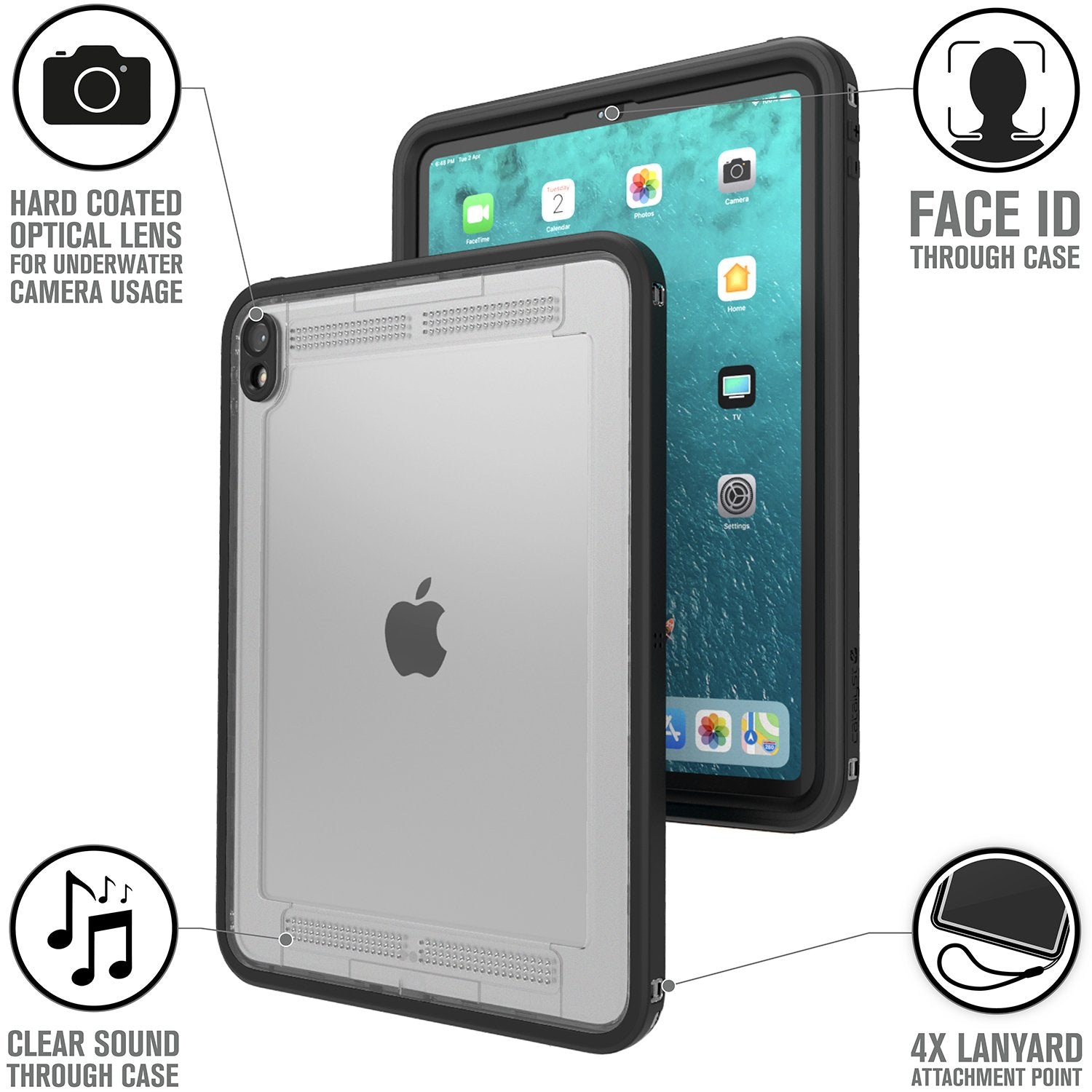 CATIPDPRO11BLK | Waterproof Case for 11" iPad Pro - 1st Gen (2018)