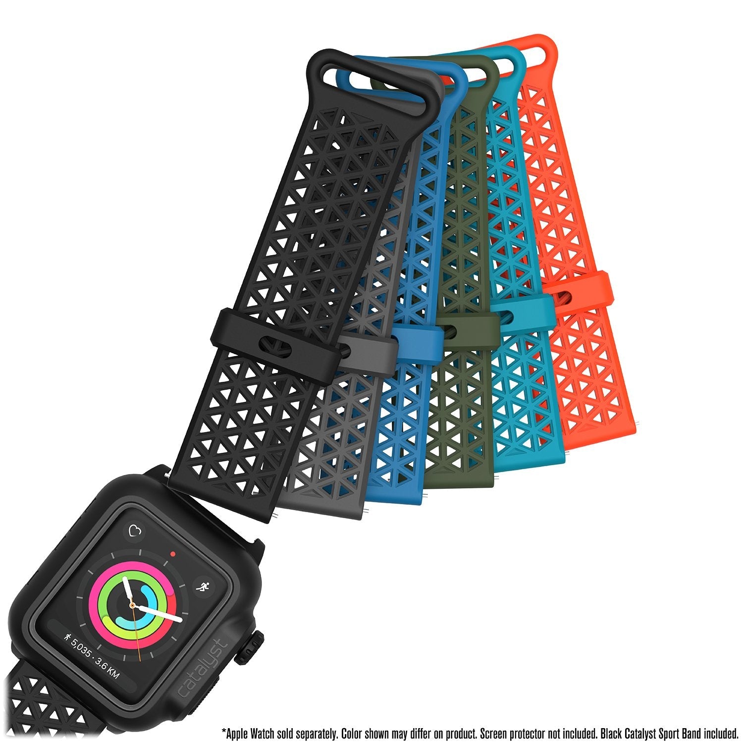 CAT42SBWAT3BLK | Waterproof Case for 42mm Apple Watch Series 3 Sport Band