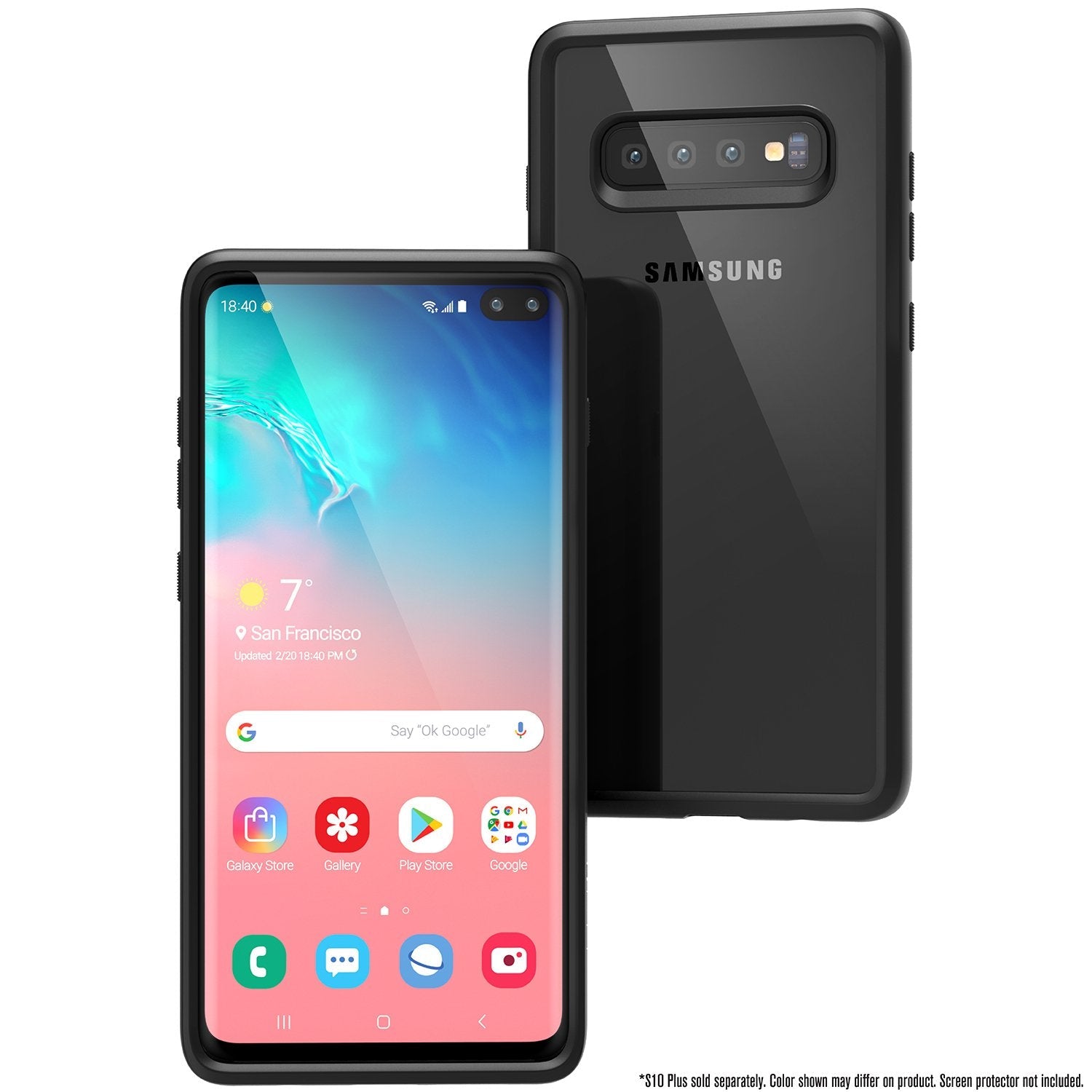 CATDRPGS10+BLK | Impact Protection Case for Samsung Galaxy S10 Plus