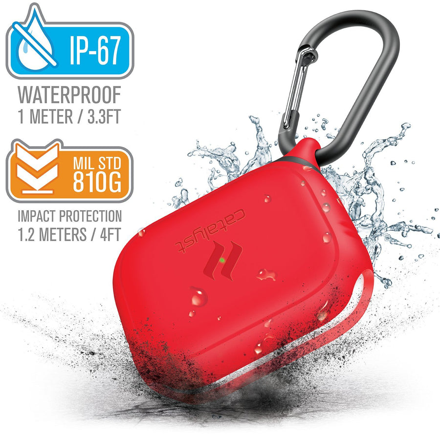 CATAPDPRORED | Waterproof Case for AirPods Pro