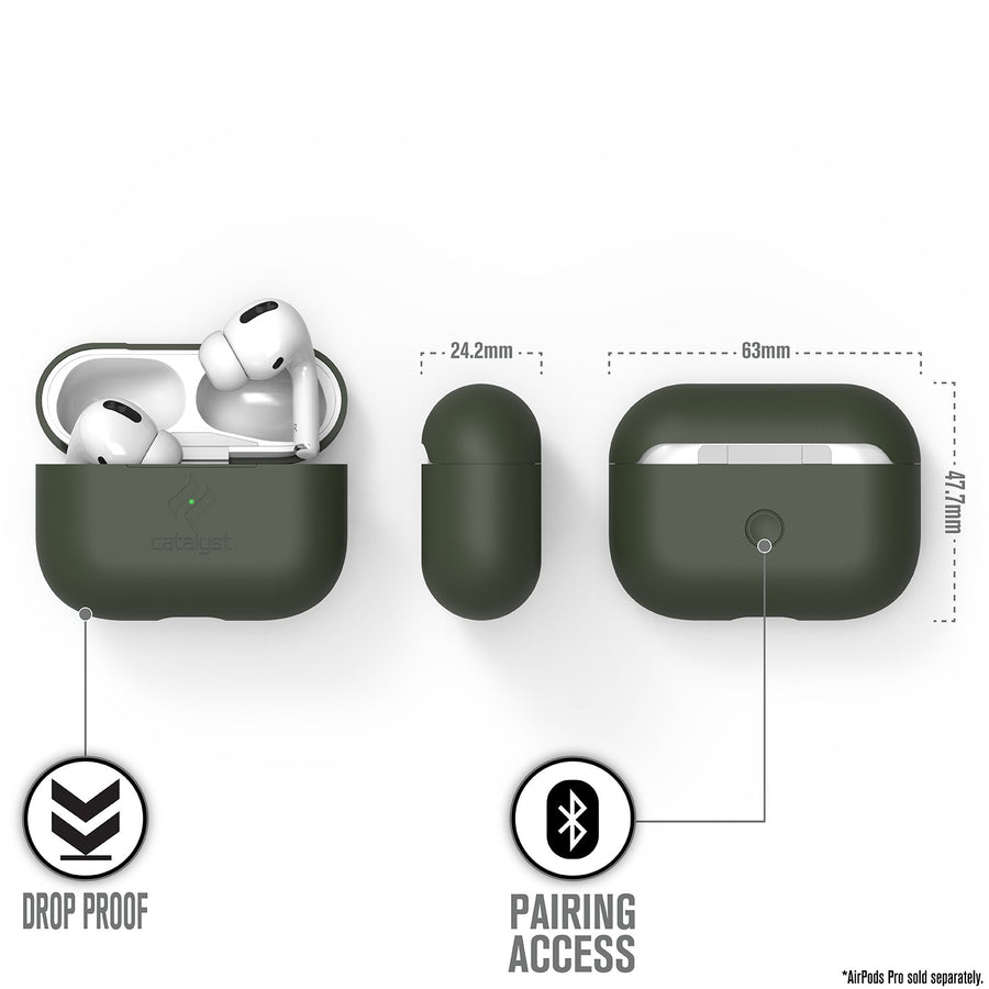 CATAPDPROFLTGRN | Slim Case for AirPods Pro