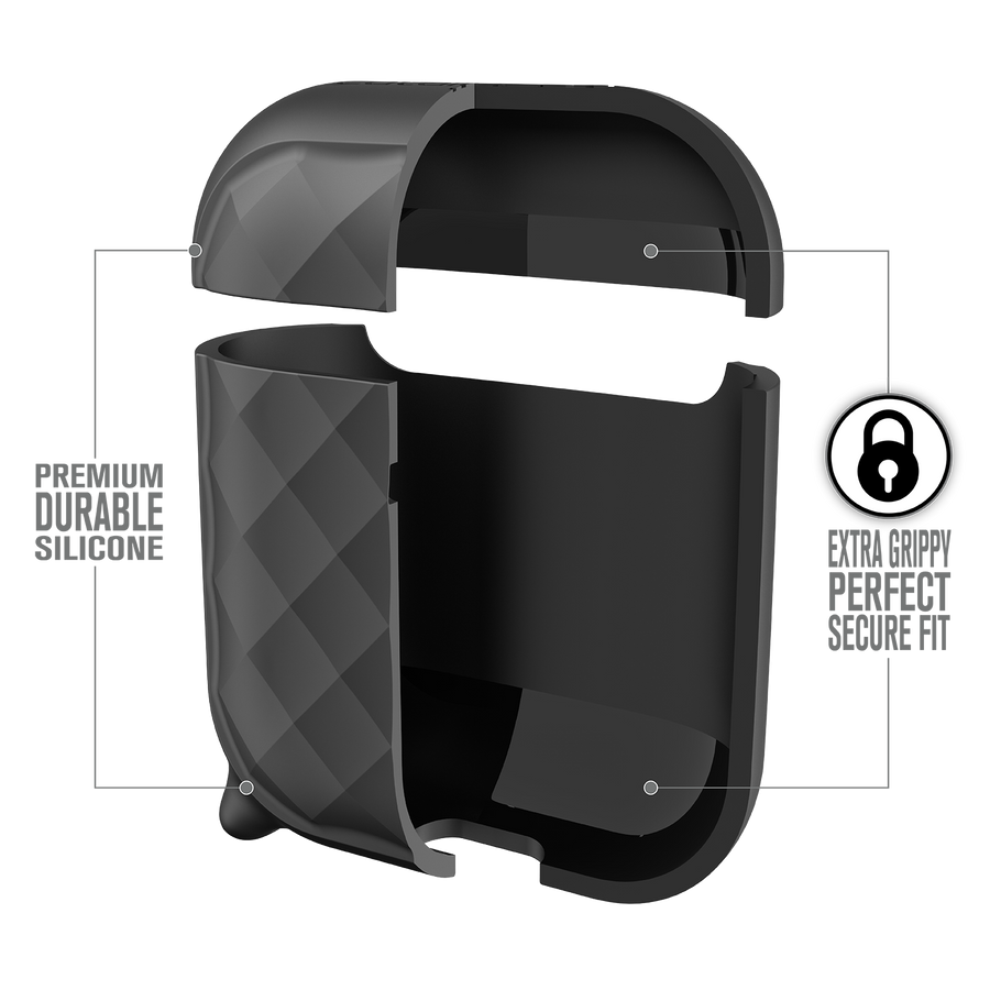 CATAPDCIRBLK | Clip Ring Case for AirPods