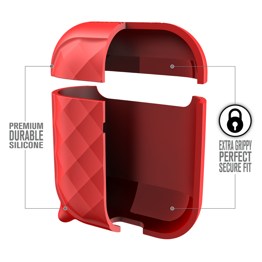 CATAPDCIRRED | Clip Ring Case for AirPods