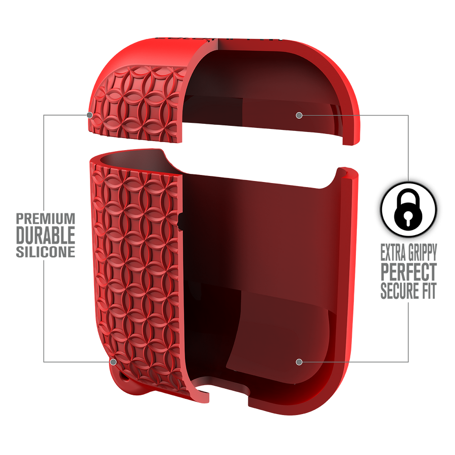 CATAPDKEYRED | Keyring Case for AirPods