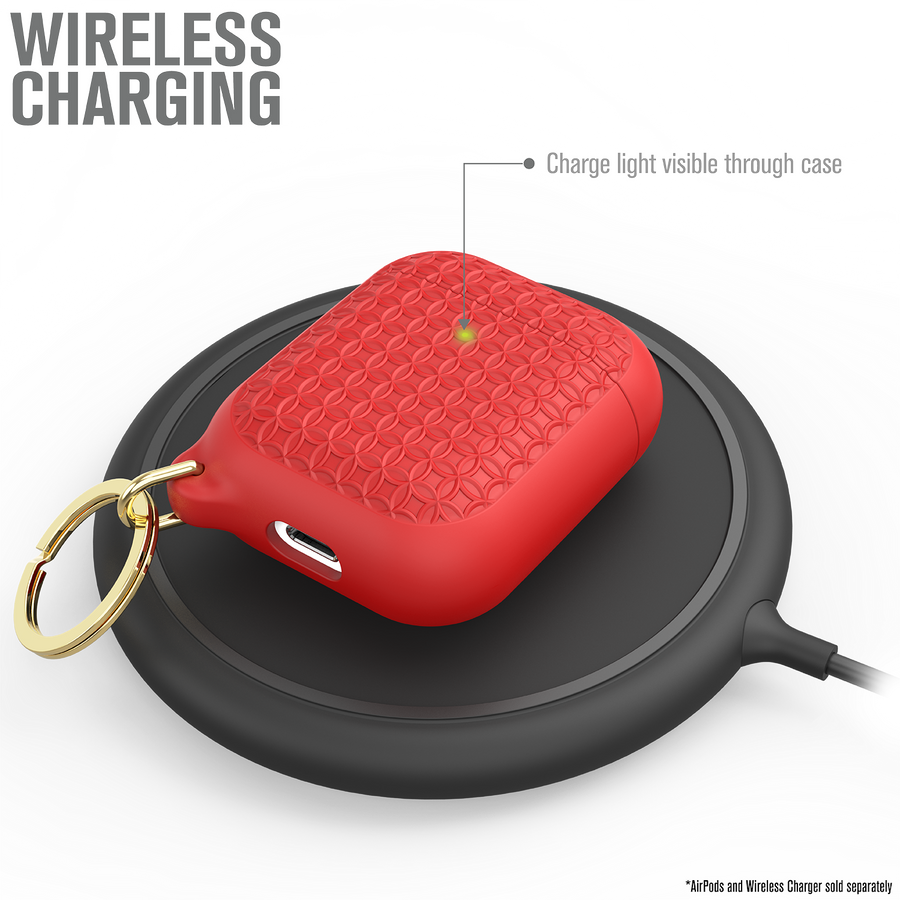 CATAPDKEYRED | Keyring Case for AirPods