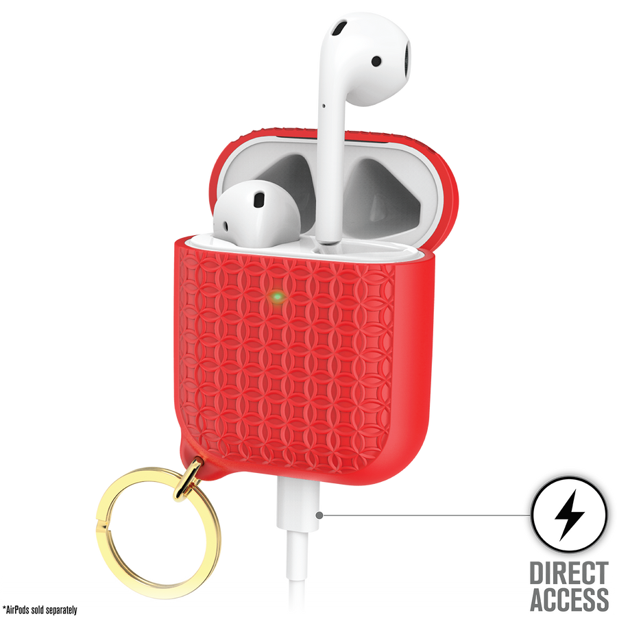 CATAPDKEYRED | Keyring Case for AirPods