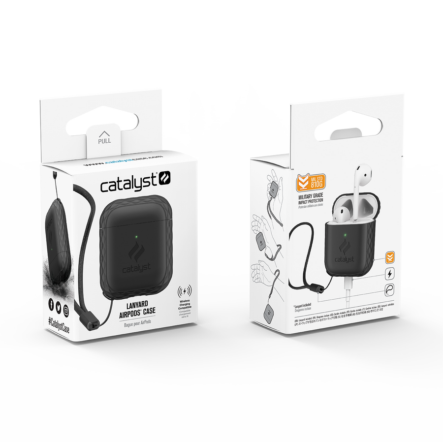 CATAPDLANBLK | Lanyard Case for AirPods