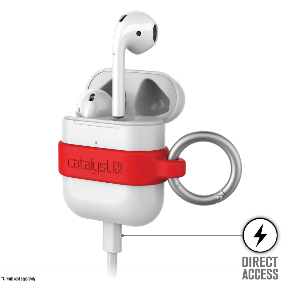 CATAPDLOOPRED | Minimalist Case for AirPods