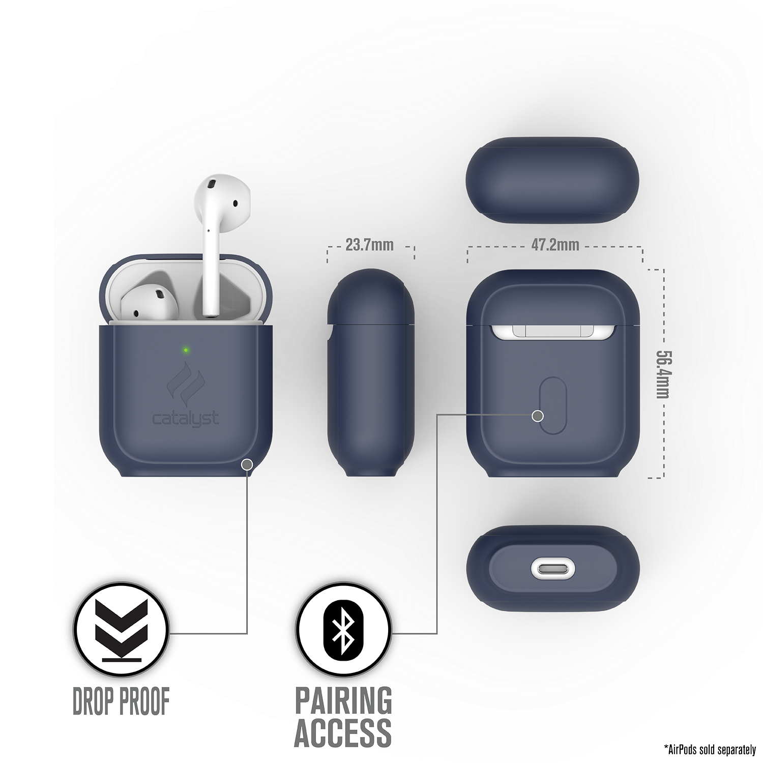 CATAPDSTDNAV | Standing Case for AirPods