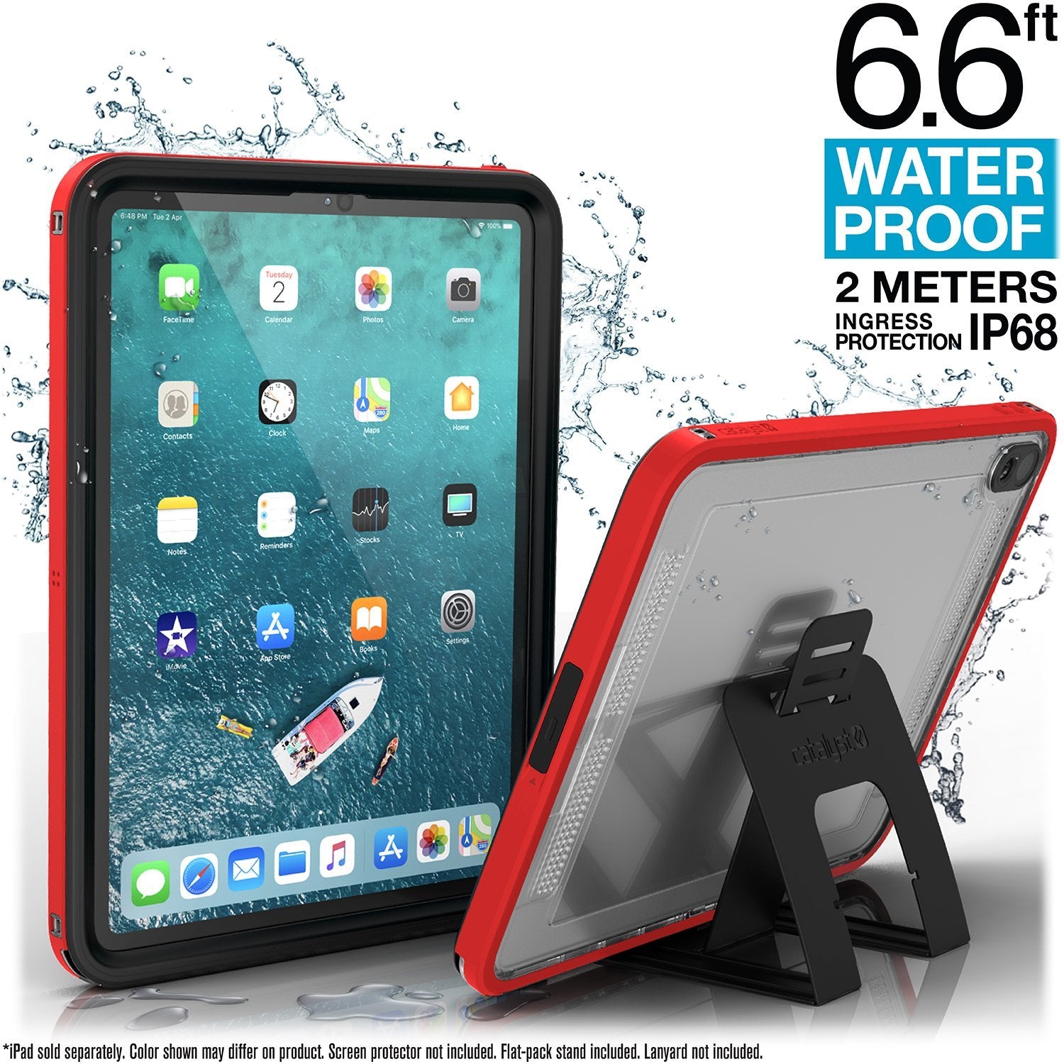 CATIPDPRO11RED | Waterproof Case for 11" iPad Pro - 1st Gen (2018)