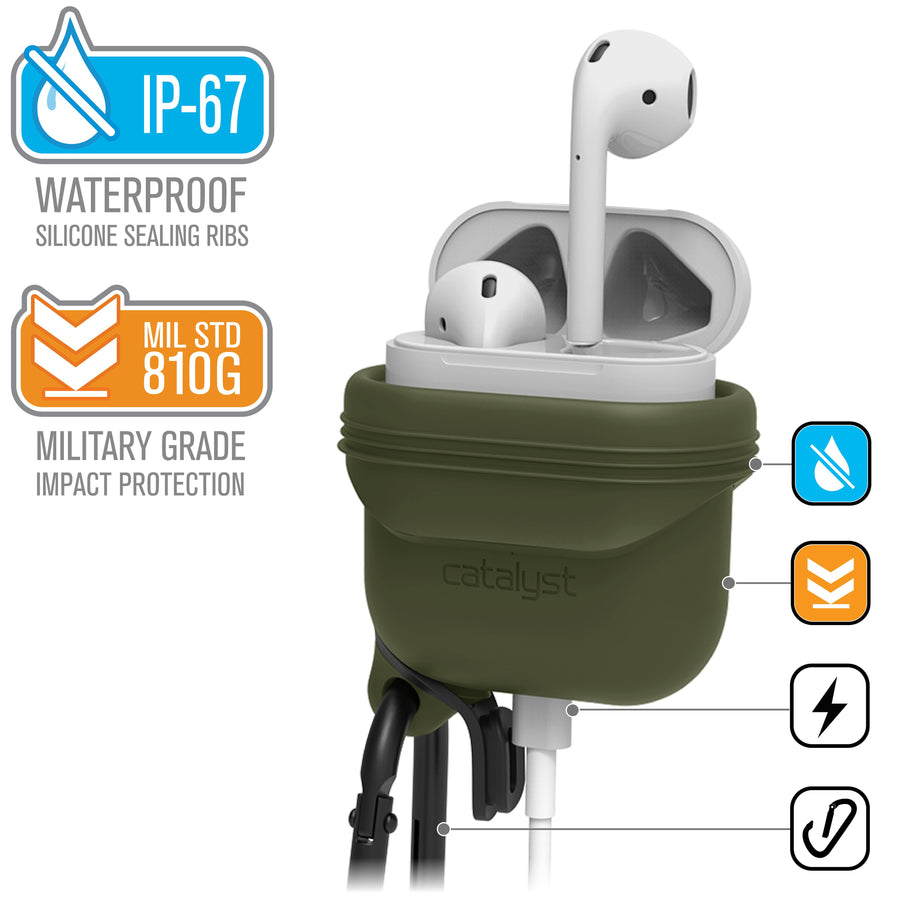 CATAPDGRN | Waterproof Case for AirPods