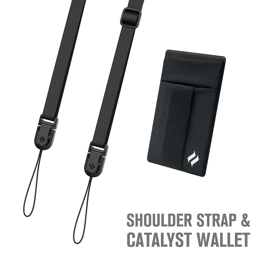 Stick On Wallet & Shoulder Strap Bundle