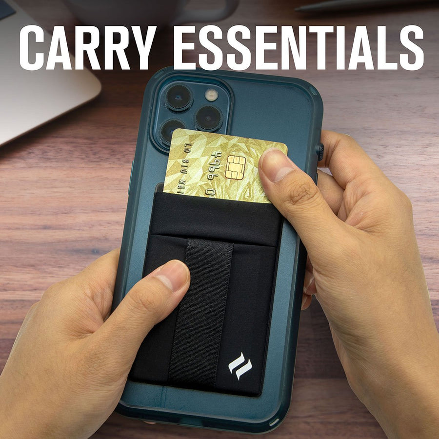 Stick On Wallet & Shoulder Strap Bundle