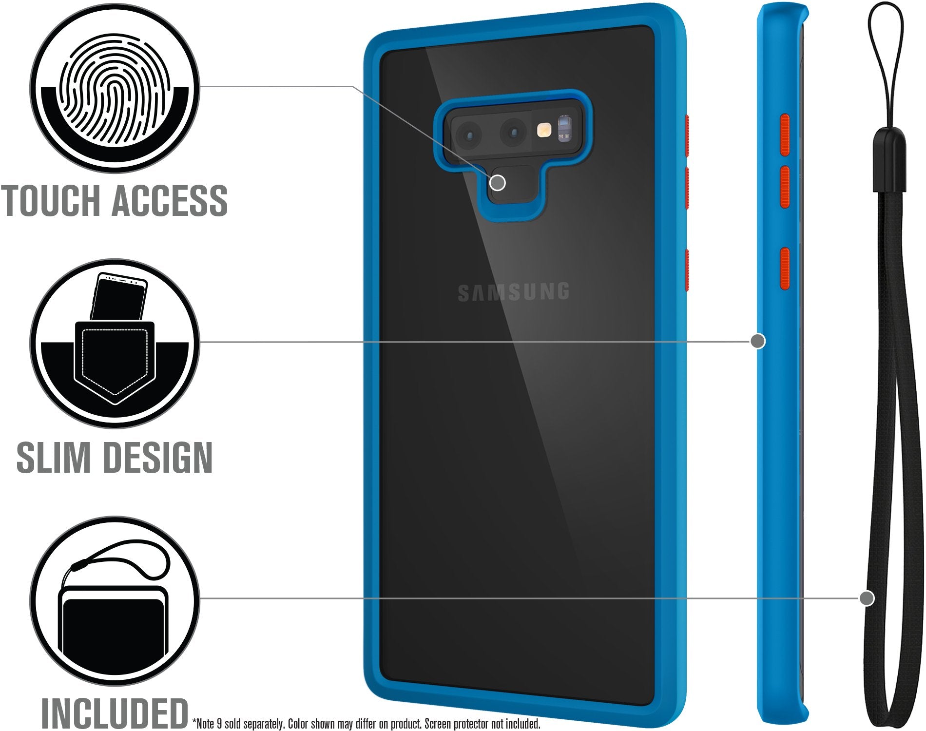CATDRPGN9TBFC | Impact Protection Case for Samsung Galaxy Note 9