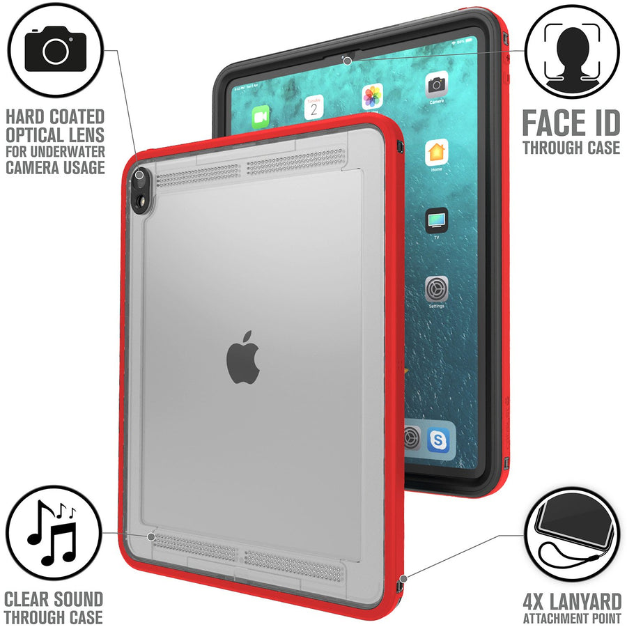 CATIPDPRO12RED3 | Waterproof Case for 12.9