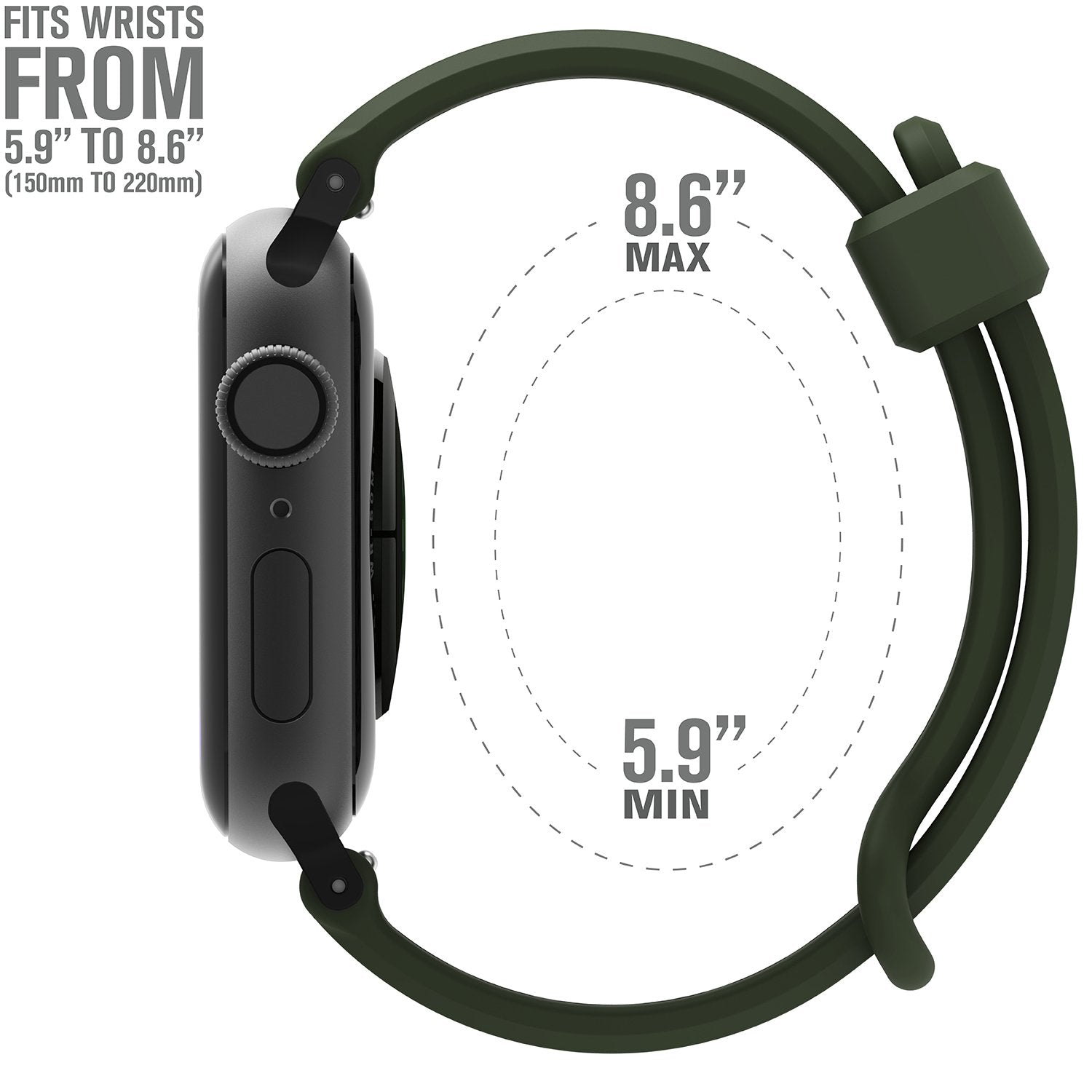 CAT38SBGRN | Catalyst Sport Band for 38 & 40MM Apple Watch