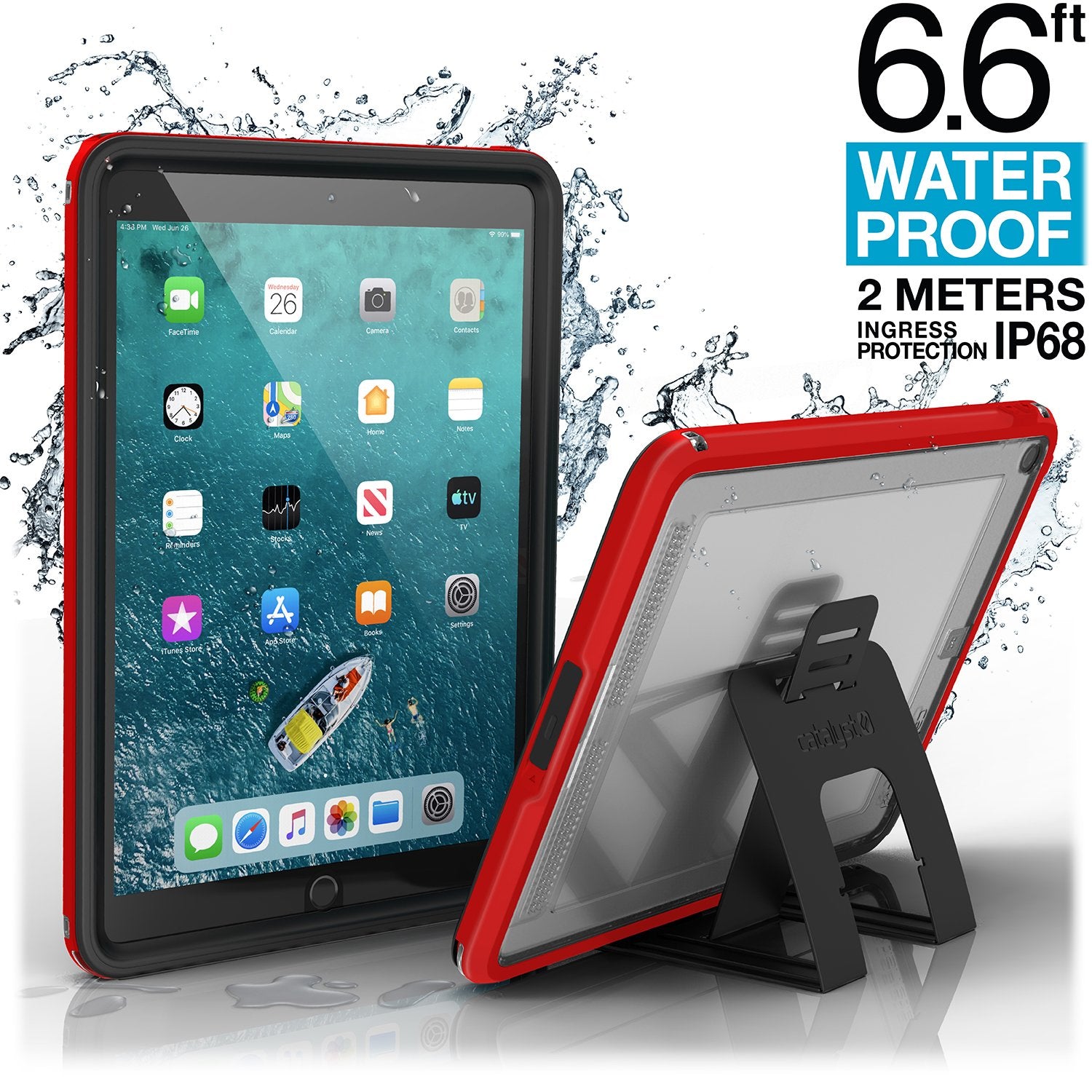 CATIPDAIR3RED | Waterproof Case for 10.5" iPad Air (3rd Gen - 2019)