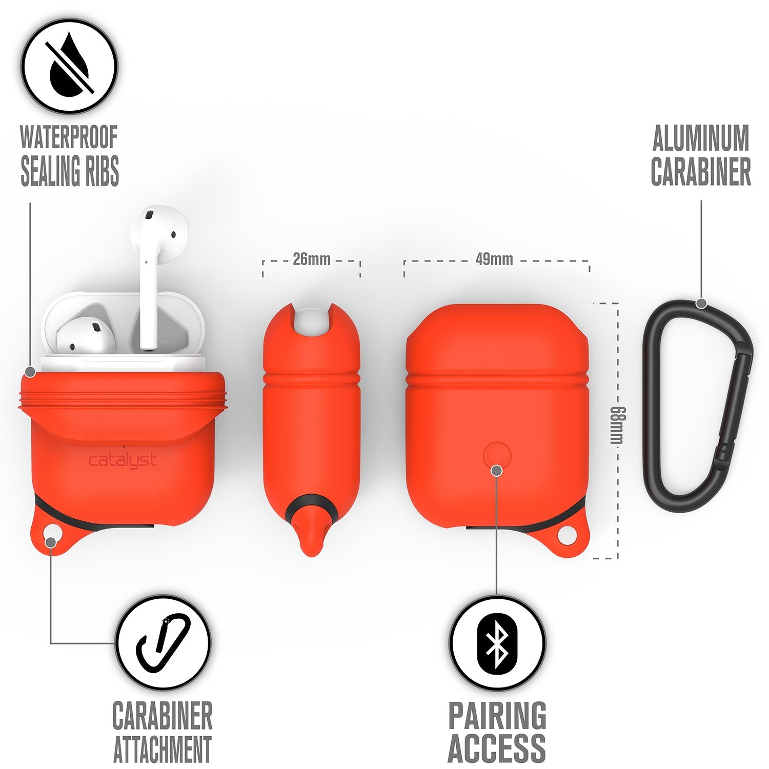 CATAPDSUN | Waterproof Case for AirPods