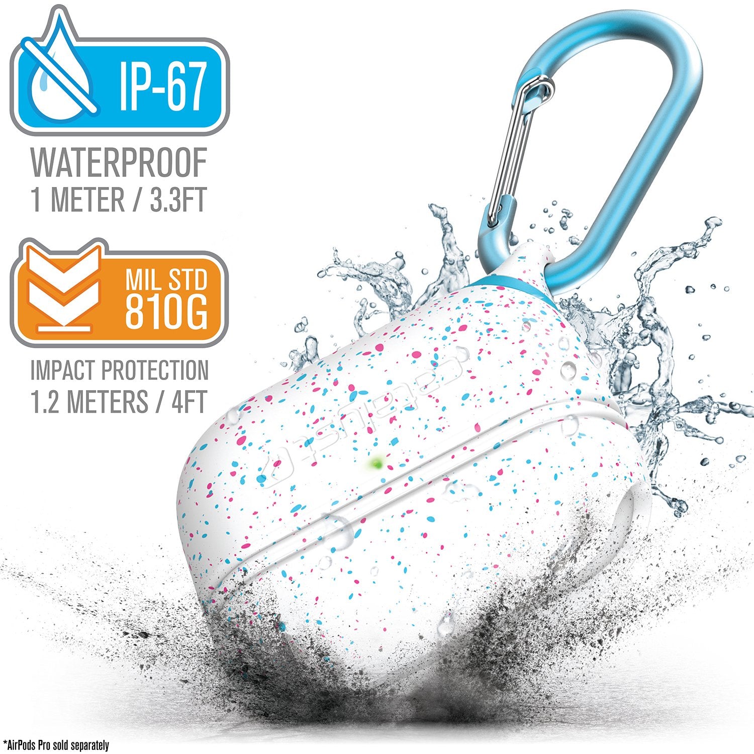 CATAPLAPDPROFUN | Waterproof Case for AirPods Pro - Special Edition