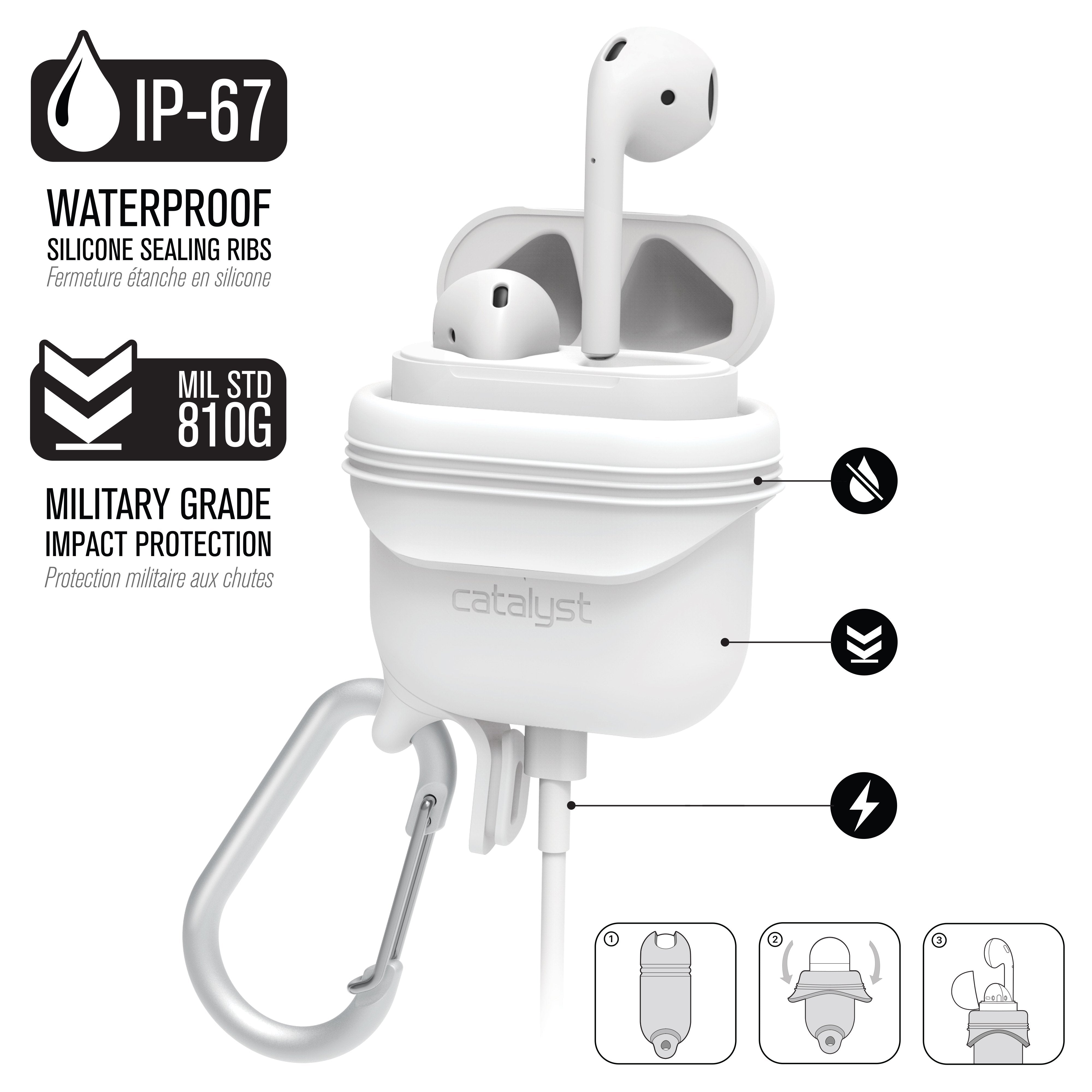 CATAPLAPDWHT | Special Edition Waterproof Case for AirPods