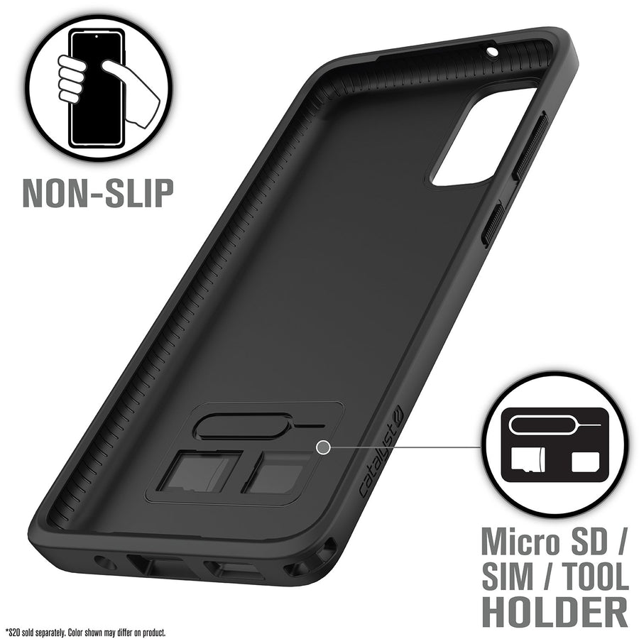 CATDRPGS20BLK | Impact Protection Case for Samsung Galaxy S20