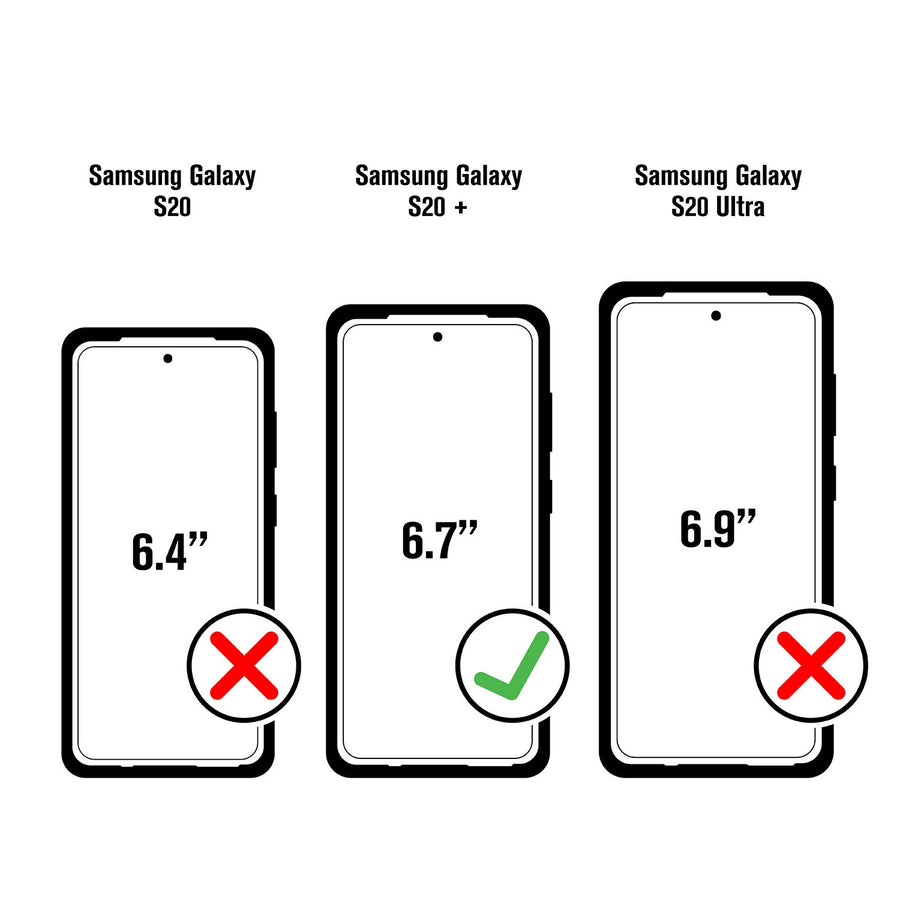CATDRPGS20+BLK | Impact Protection Case for Samsung Galaxy S20+