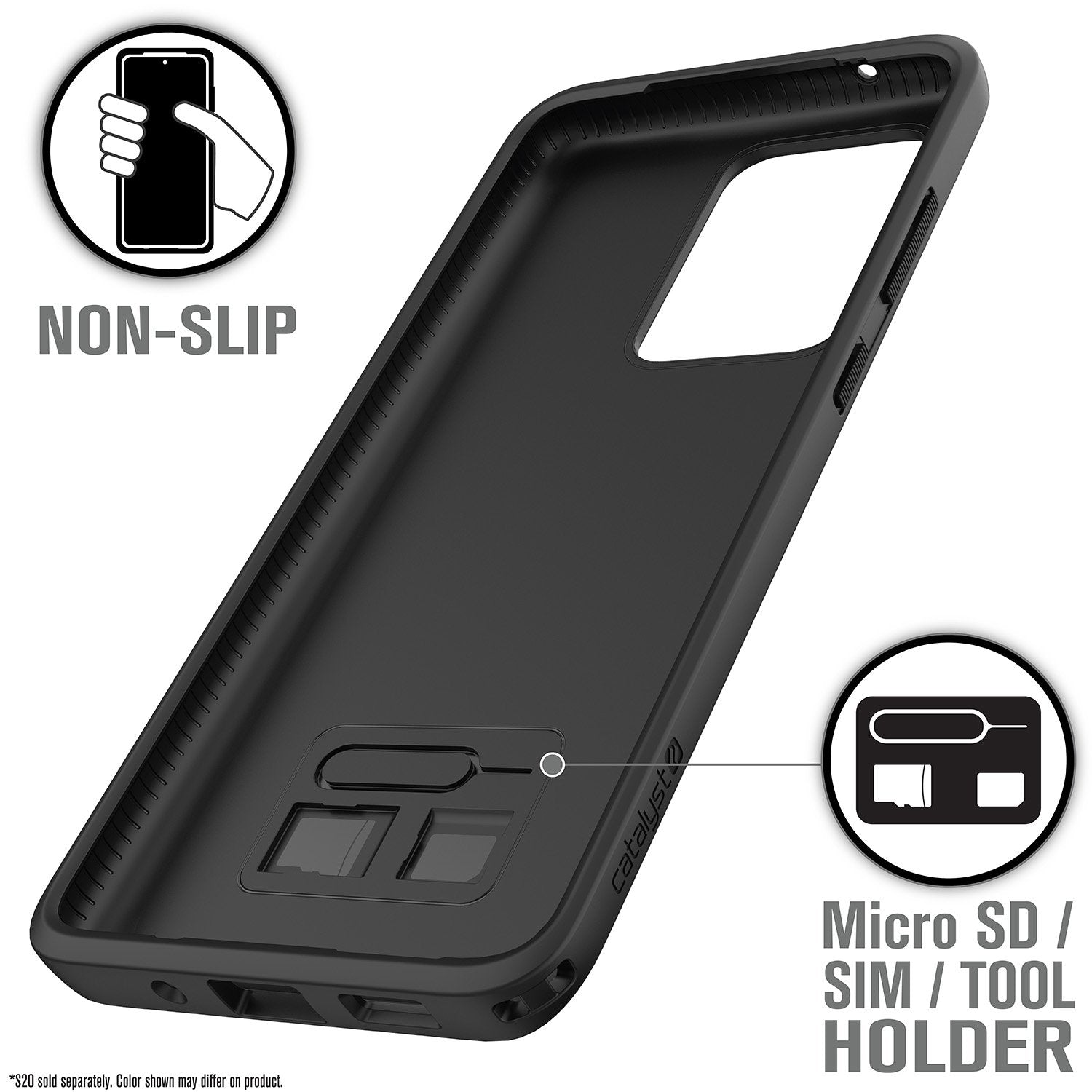 CATDRPGS20UBLK | Impact Protection Case for Samsung Galaxy S20 Ultra