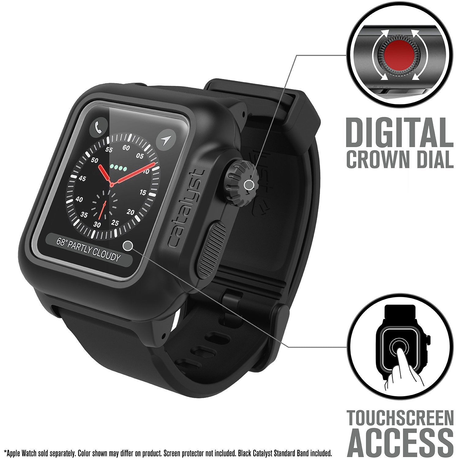 Buy Waterproof 38MM Apple Watch Series 3 Case | Catalyst Lifestyle